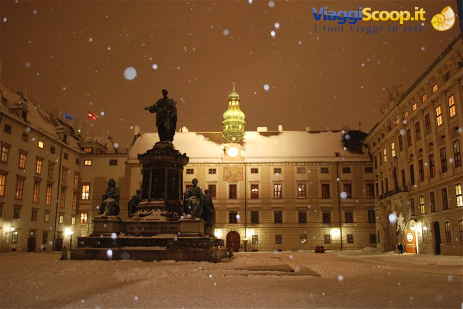 Hofburg sotto la neve