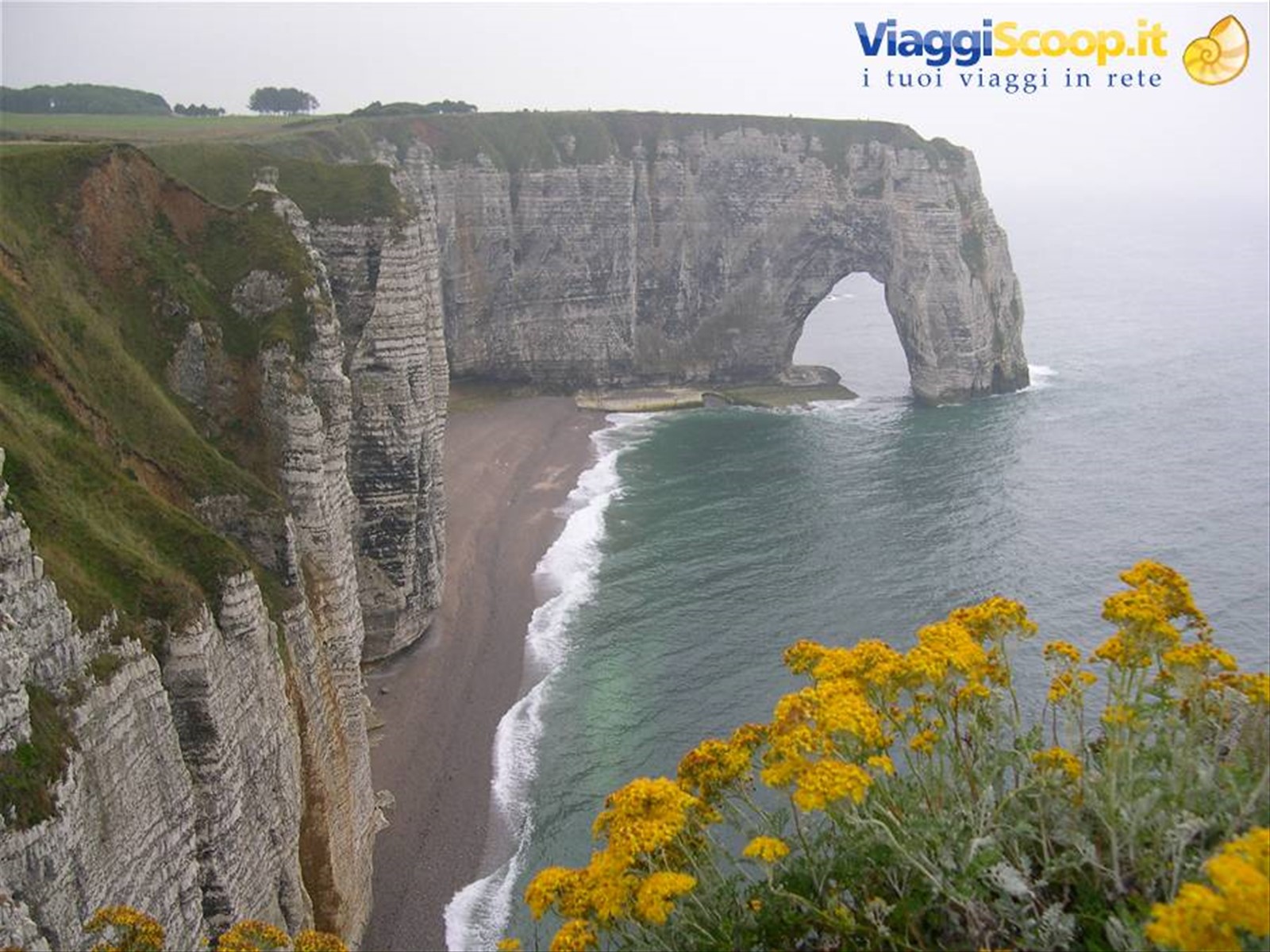 SCORCIO DI UN TRATTO DI SCOGLIERA PRESSO ETRETAT (ALTA NORMANDIA)