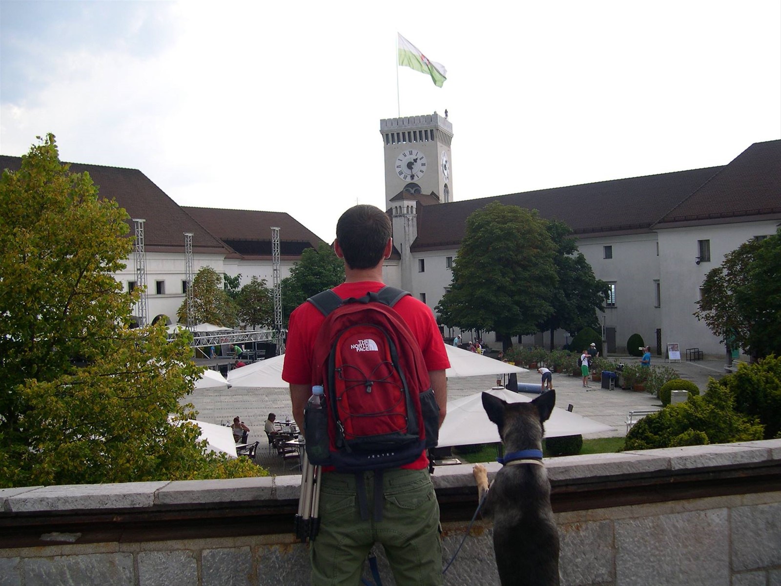 IO E LUCKY AL CASTELLO DI LUBIANA