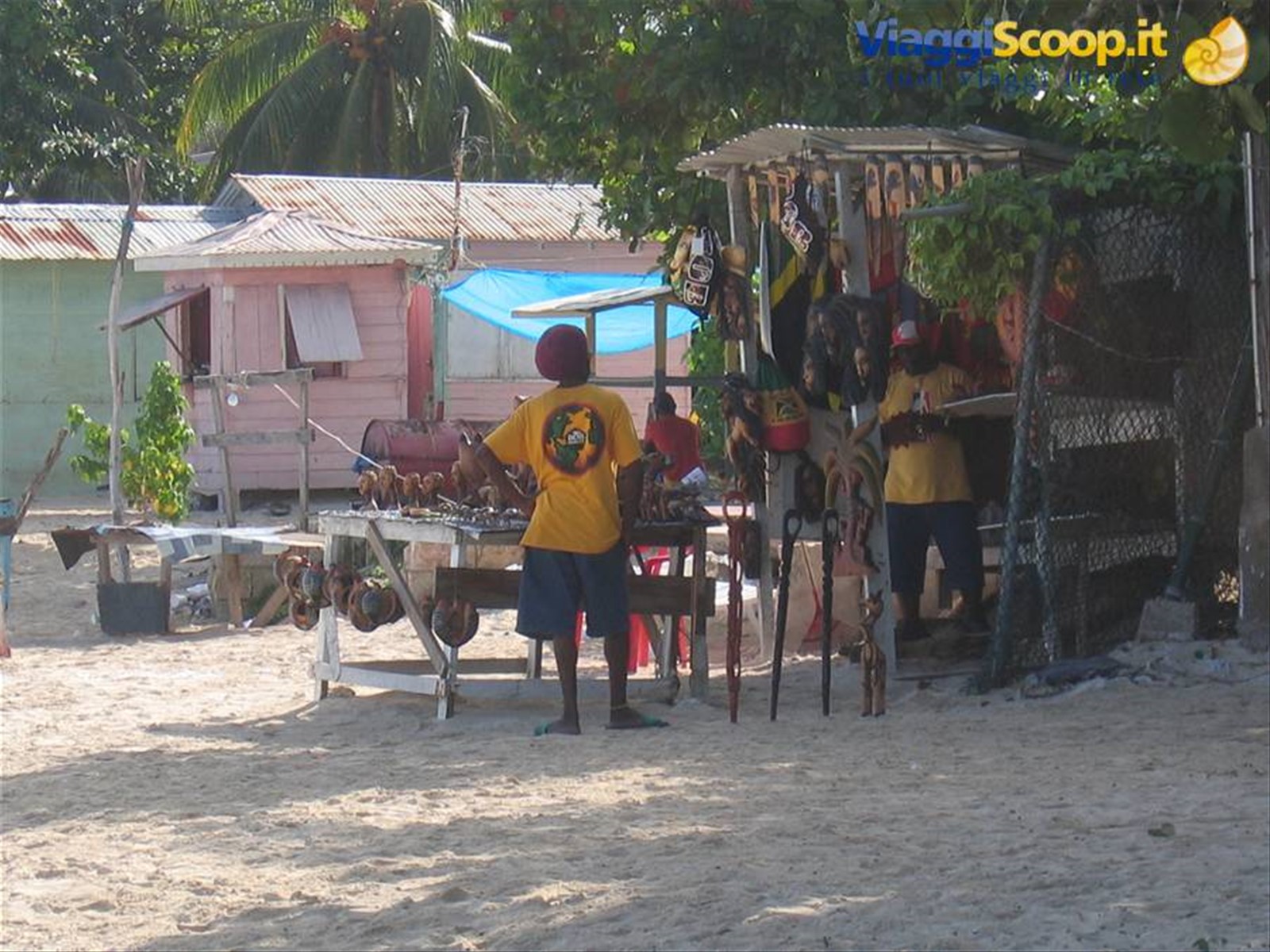 Bancarelle in spiaggia