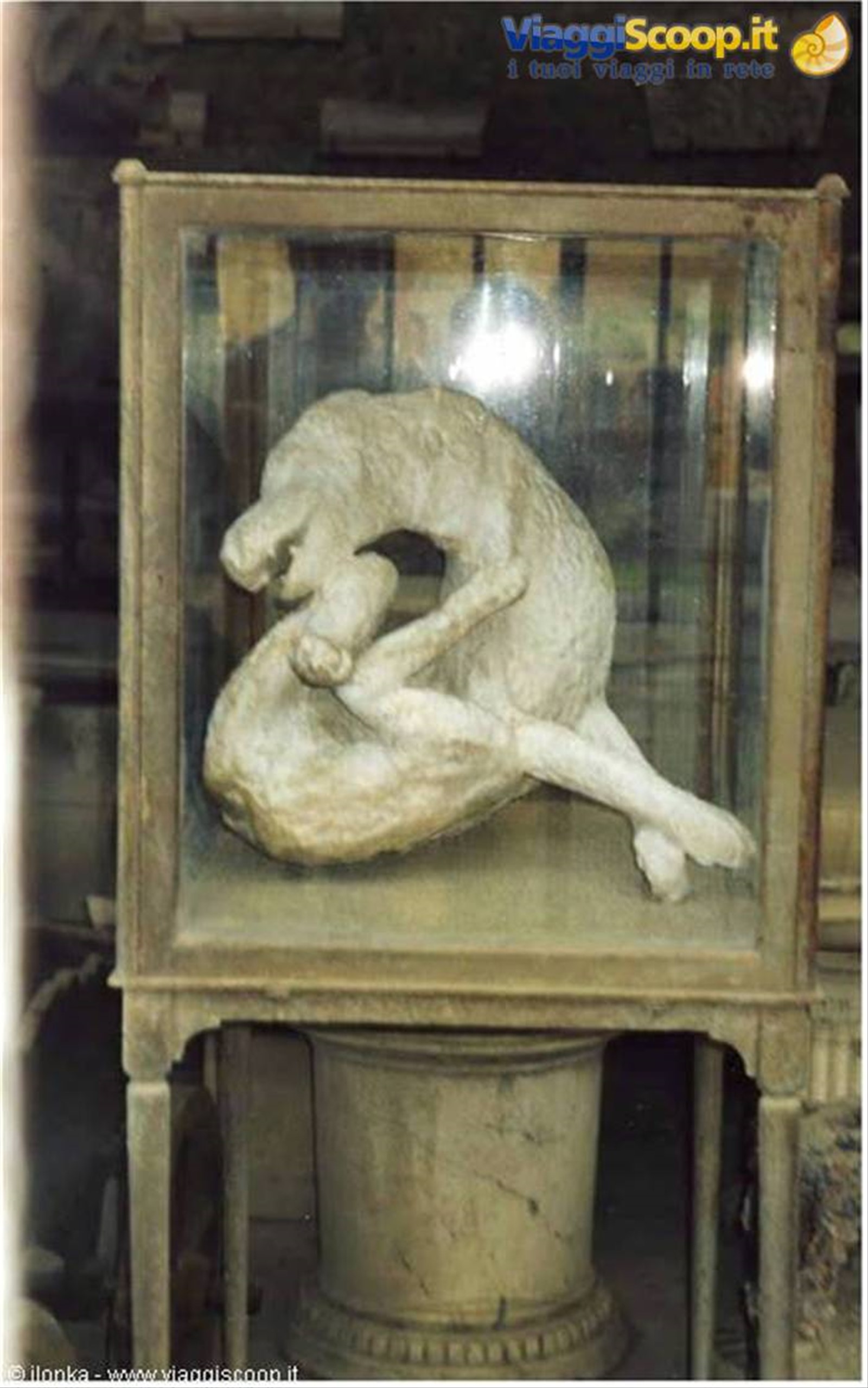 dopo l'eruzione...tutto rimase com'era....