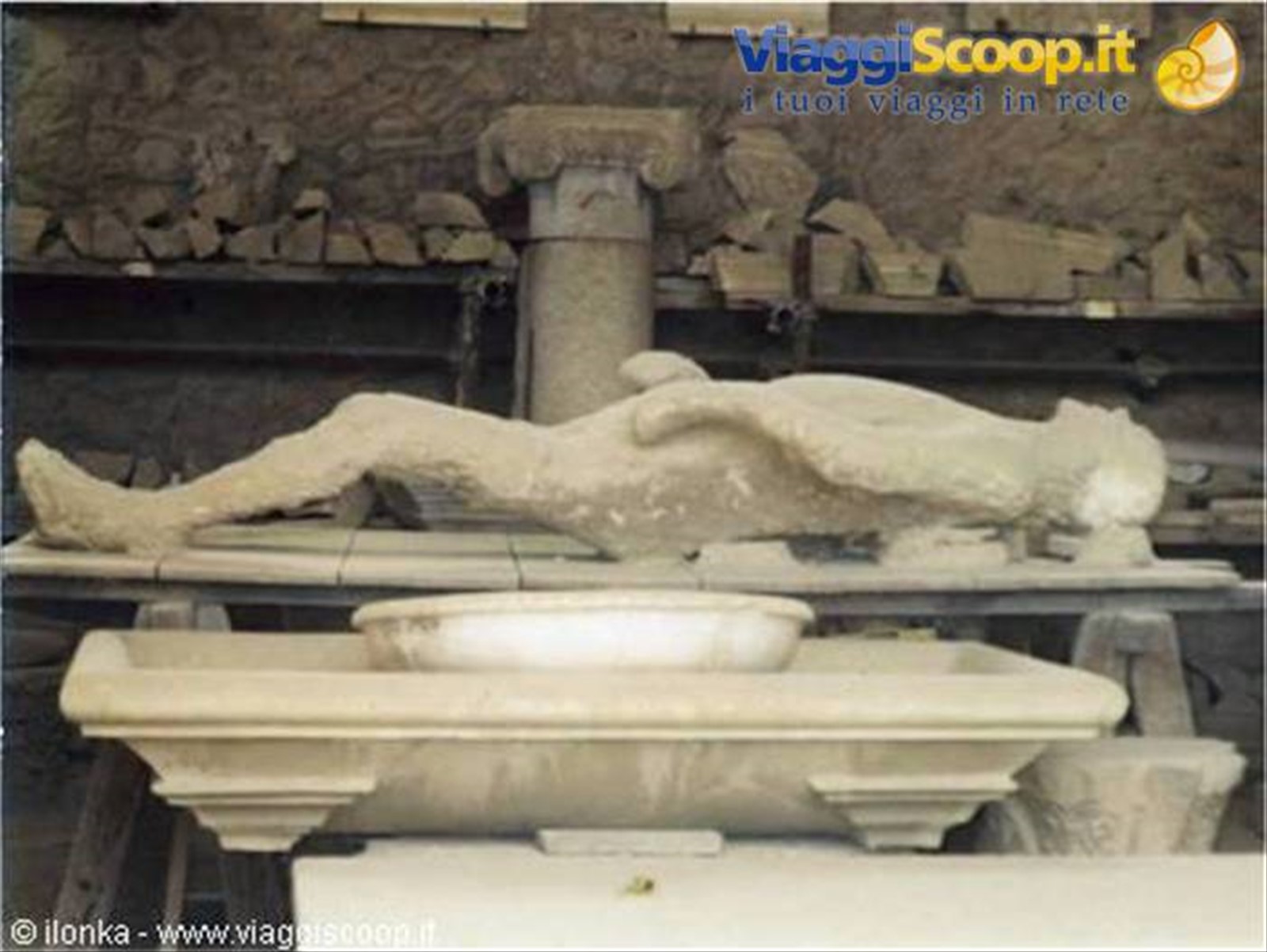 uomo di pompei, quel che rimane....