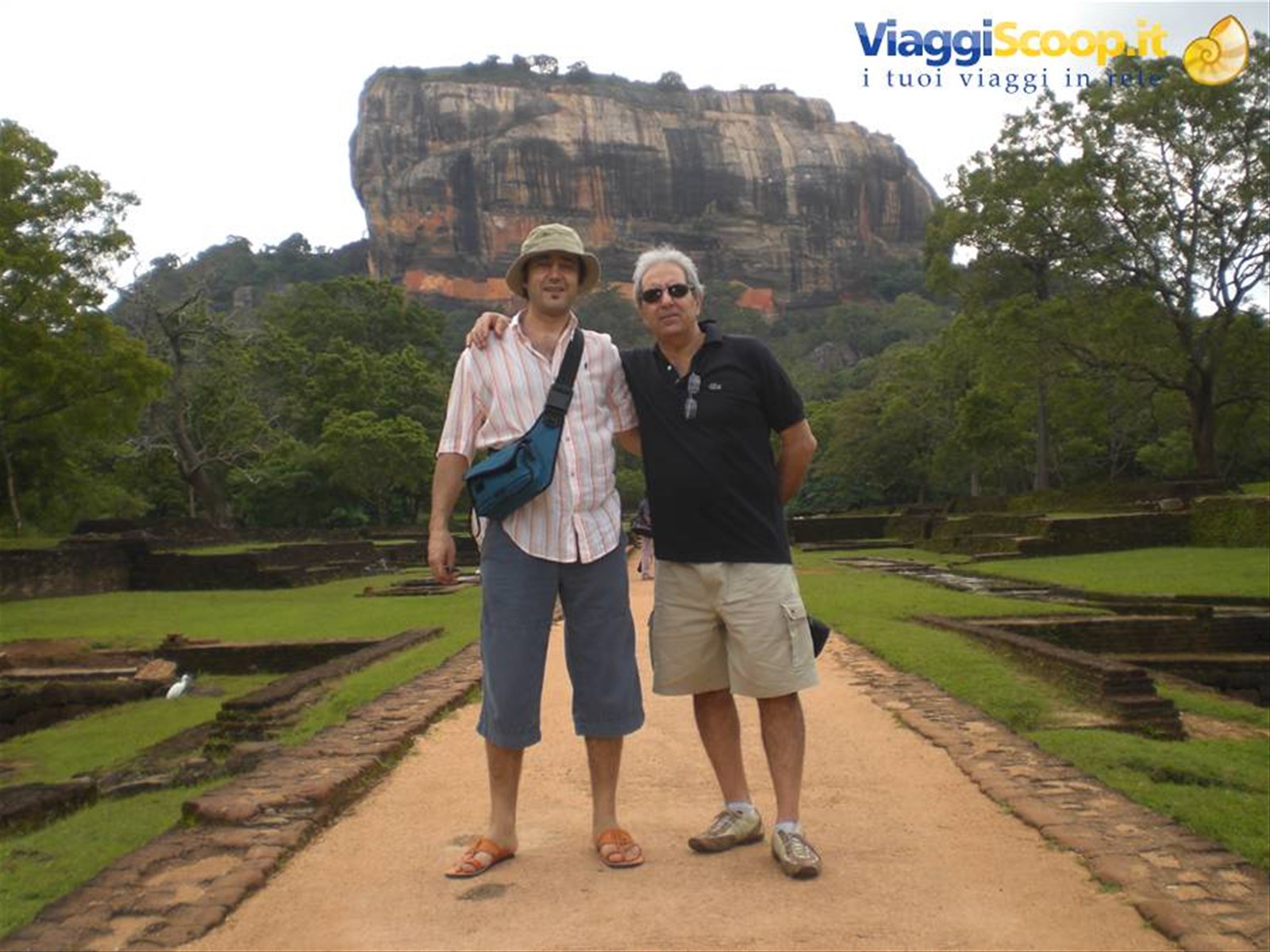 Io e Tonino nel parco di Sigiriya