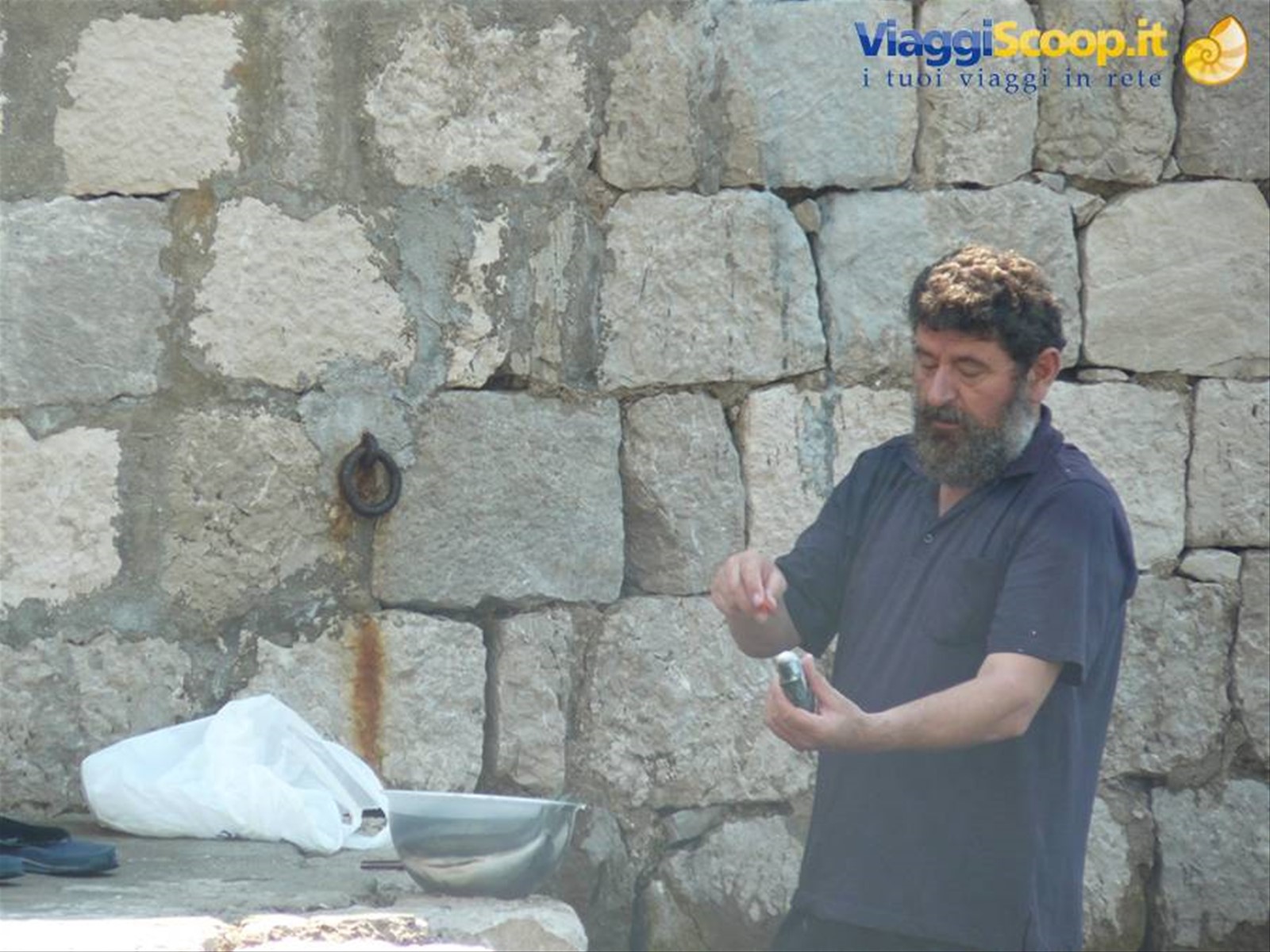 PERAST - Pescatore al lavoro