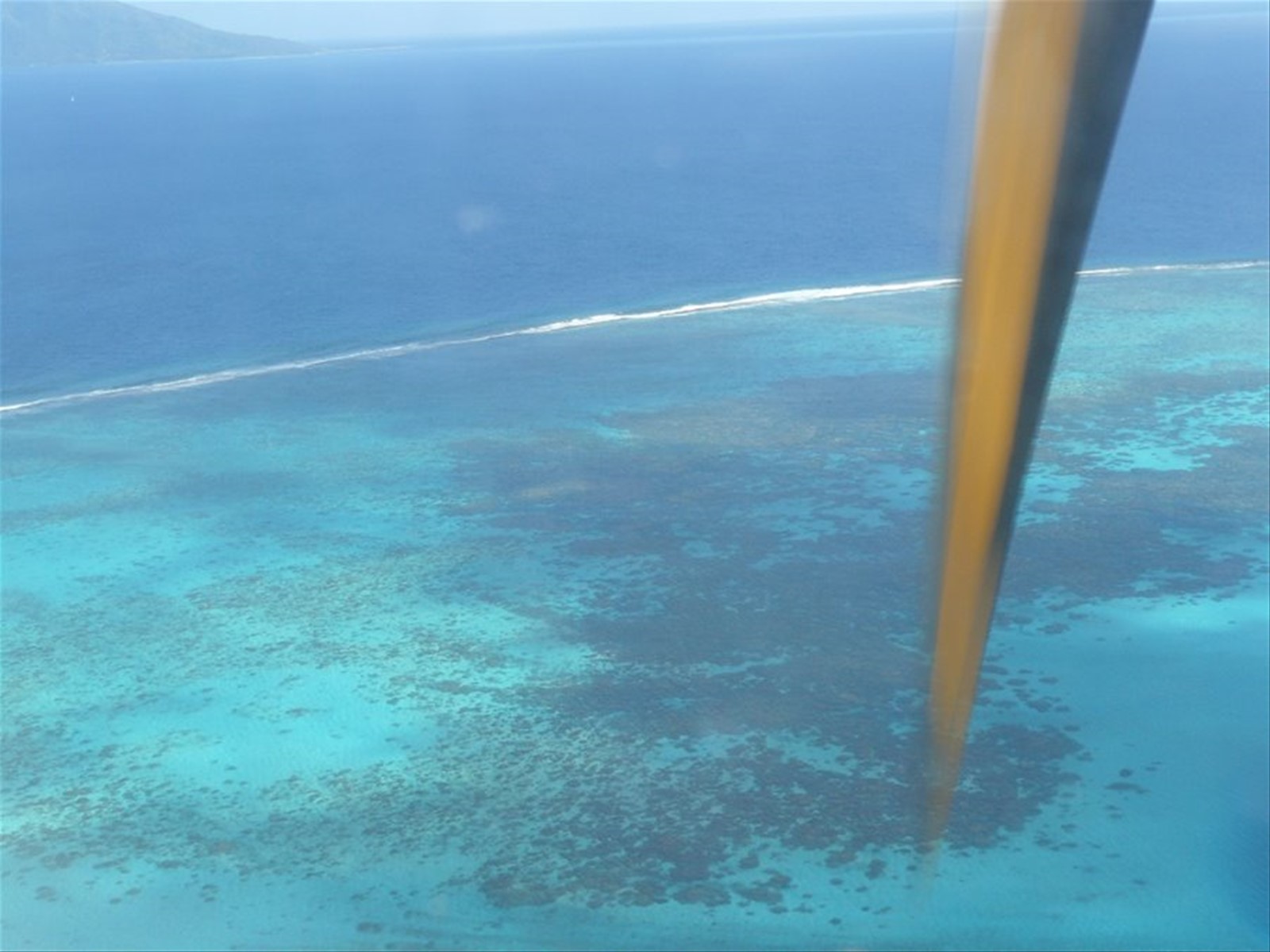 In atterraggio a Moorea