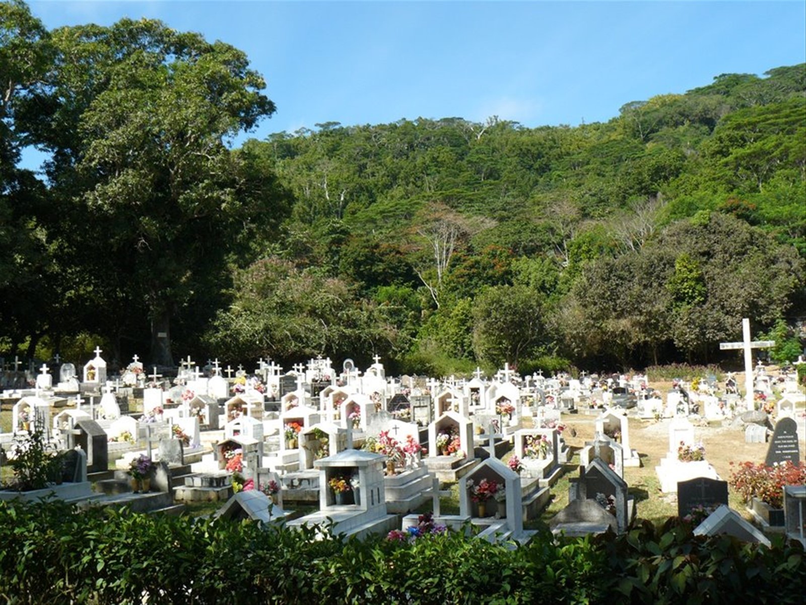 Piccolo cimitero a La Digue
