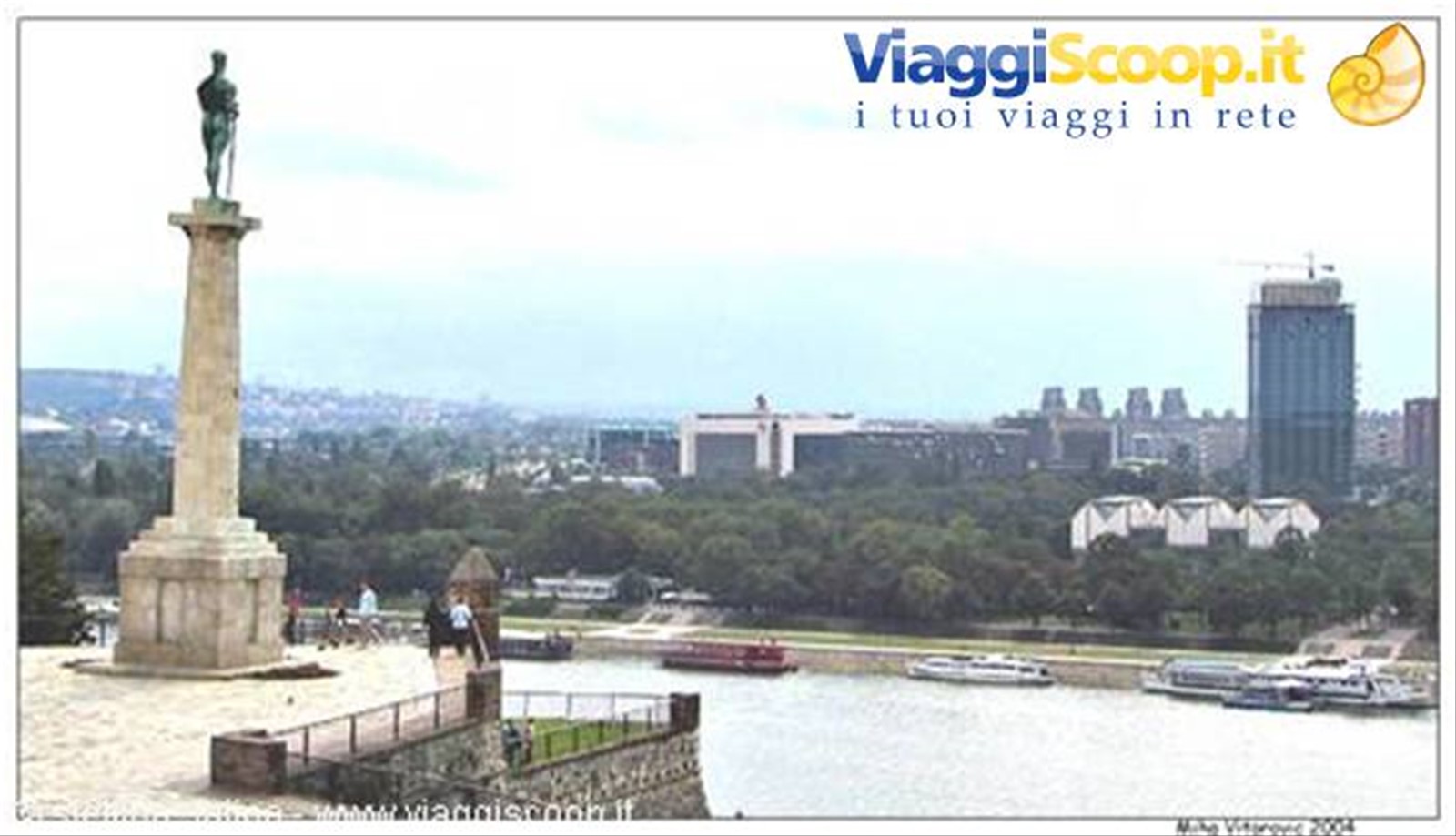 Belgrado, Kalemegdan e il monumento al vincitore - da internet