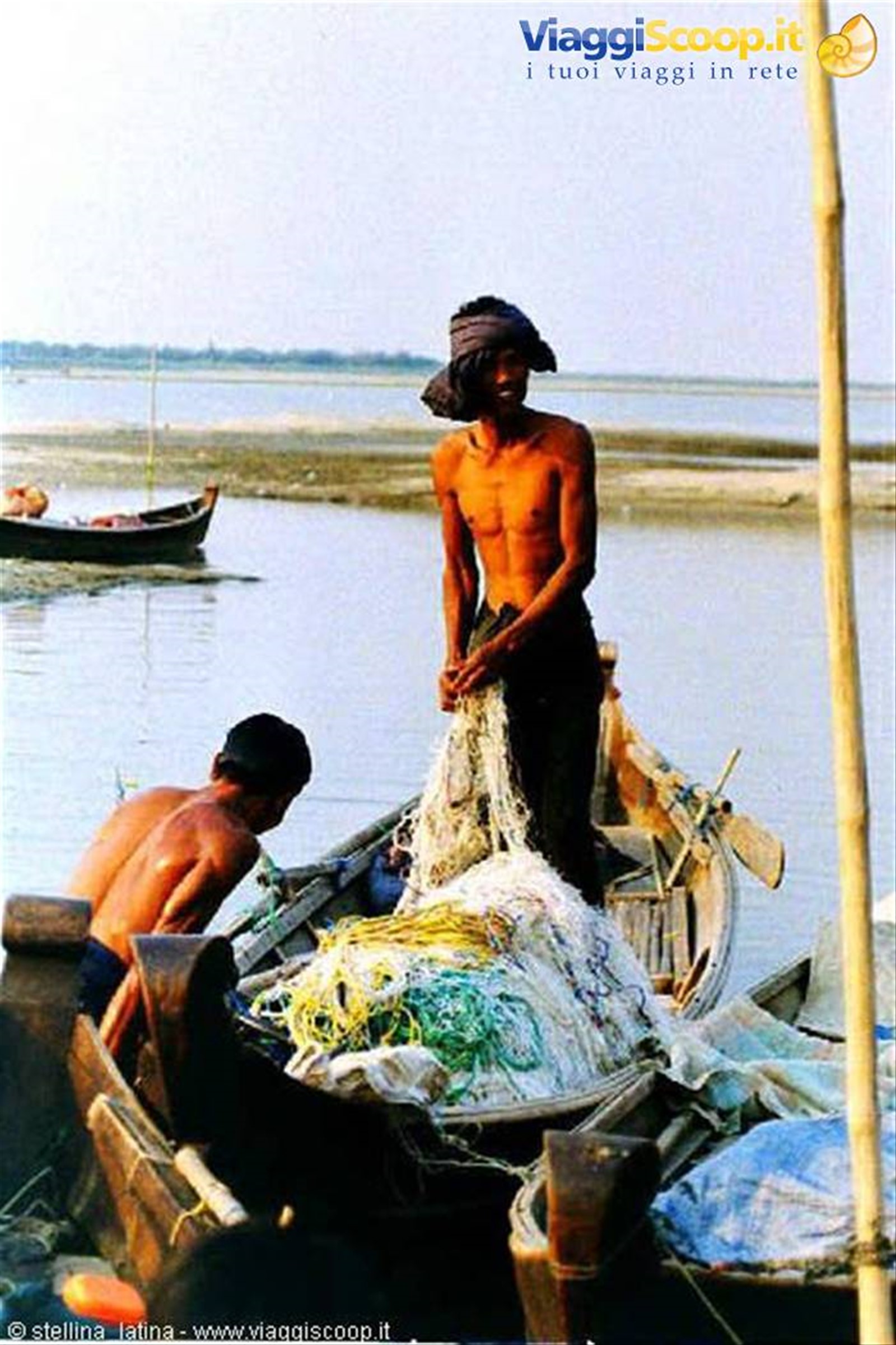 Bagan: pescatori