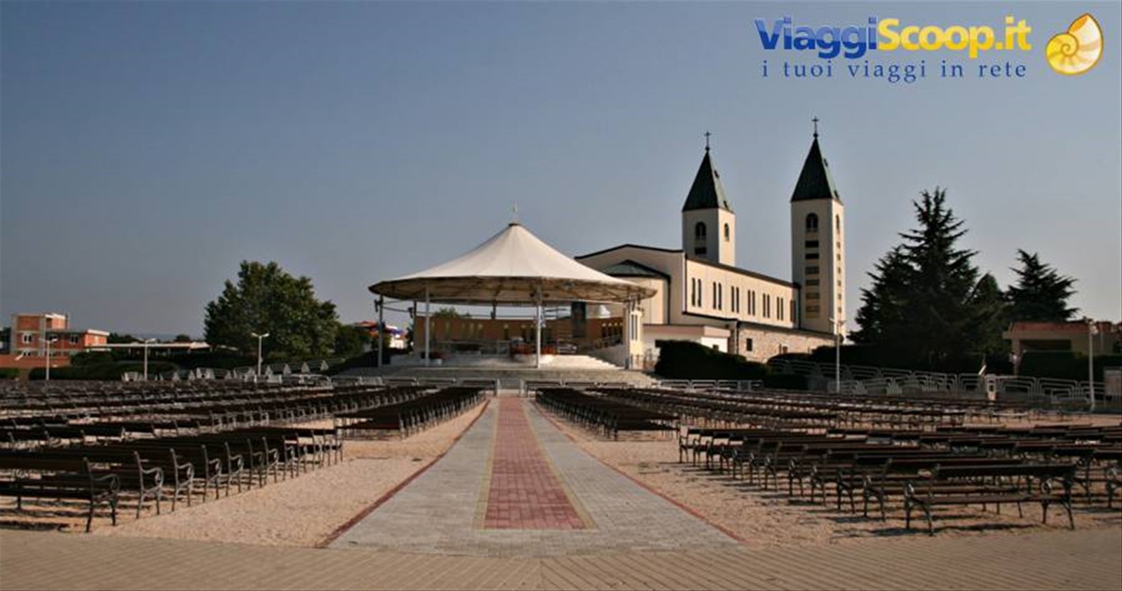Retro della Chiesa di San Giacomo a Medjugorie