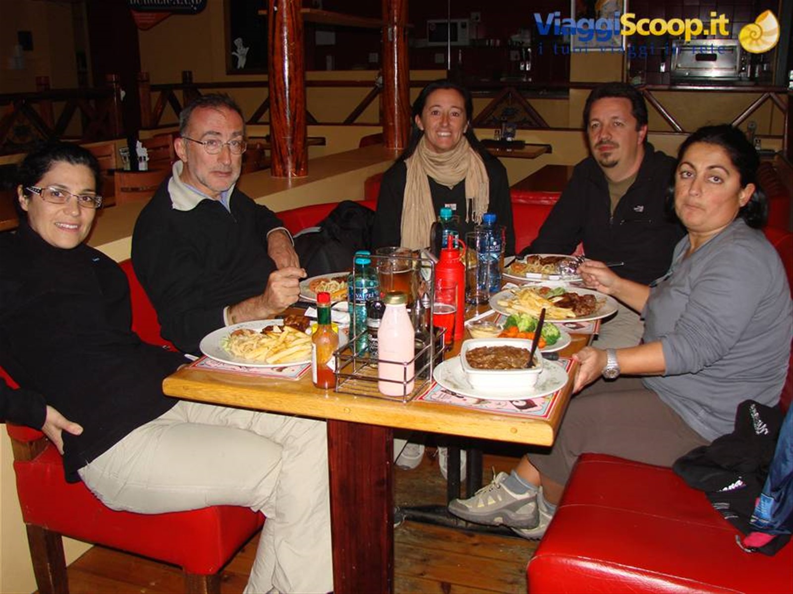 cena a Millelburg al ristorante del ns albergo il Karoo Country Inn Hotel