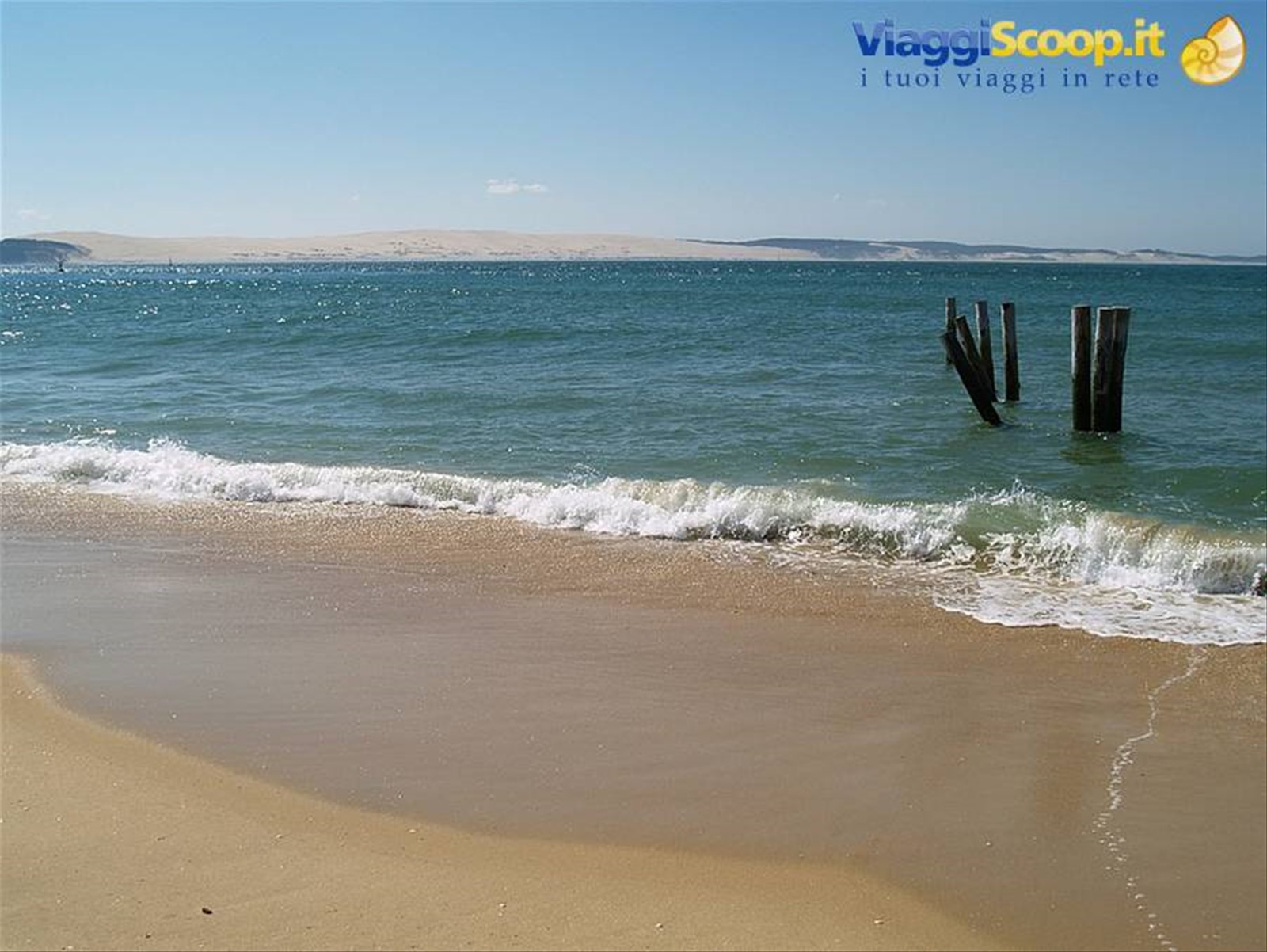 La Dune vista dalla penisola di Arcachon