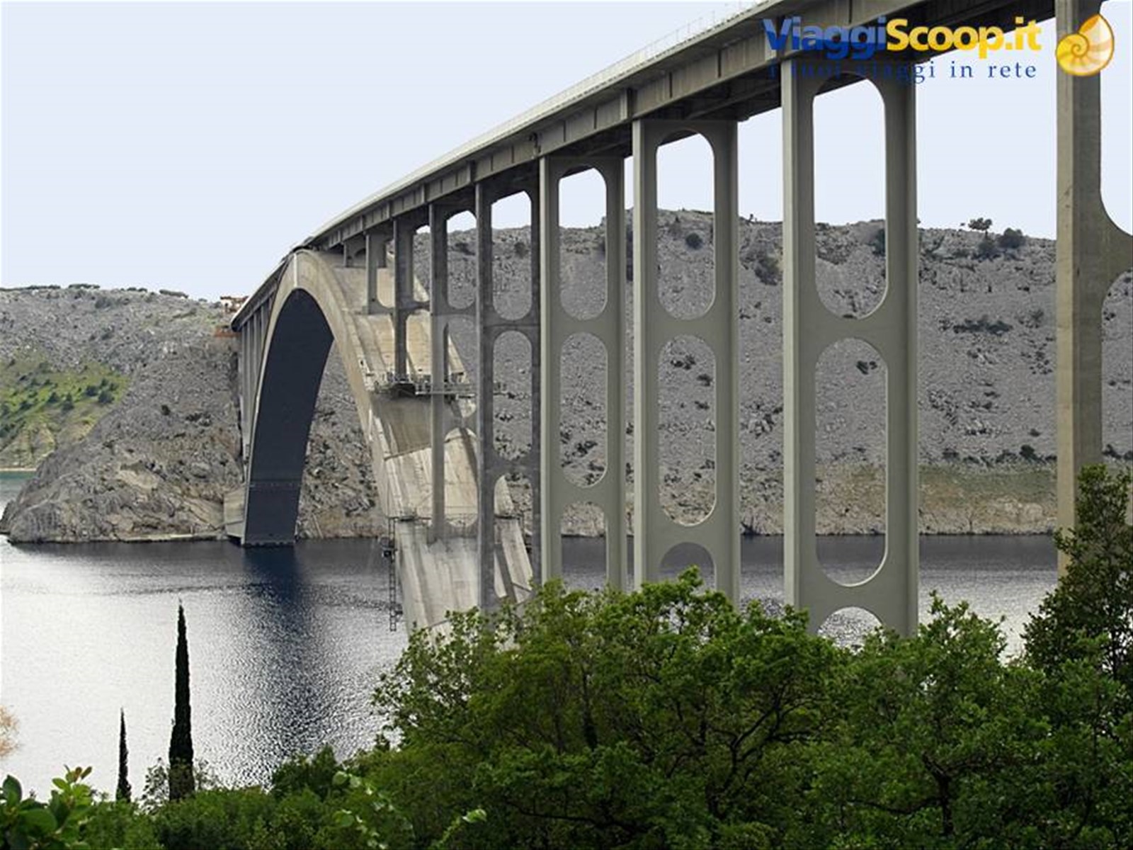 ponte per l'isola di Krk