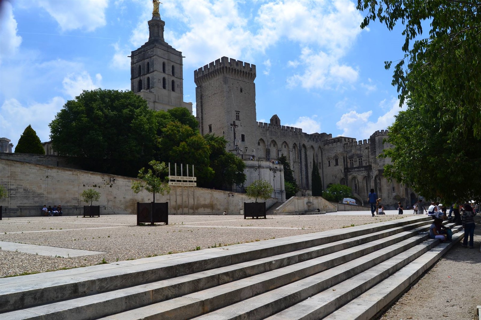 Avignon: l'imponente Palazzo dei Papi