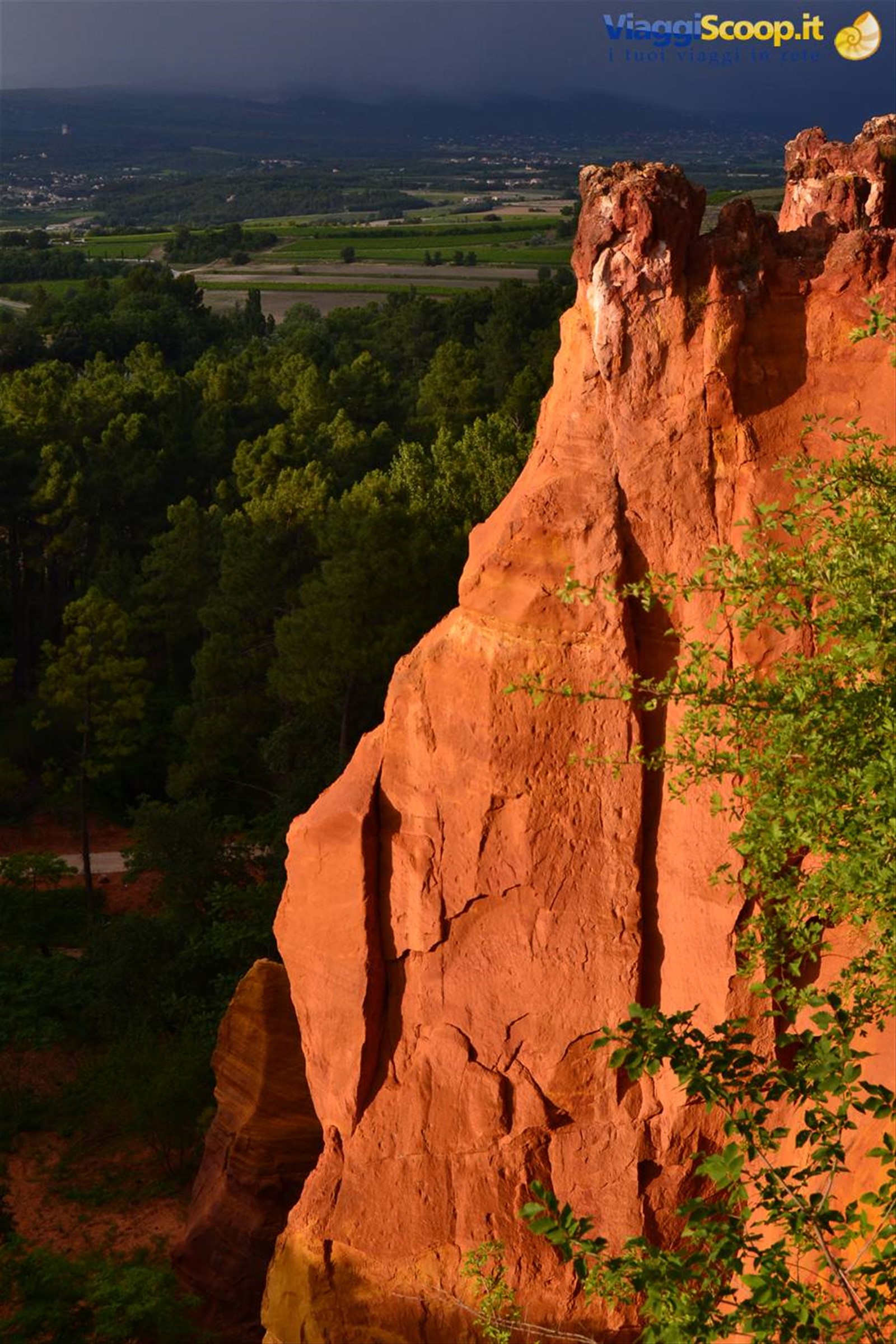 Roussillon: villaggio rosso ocra