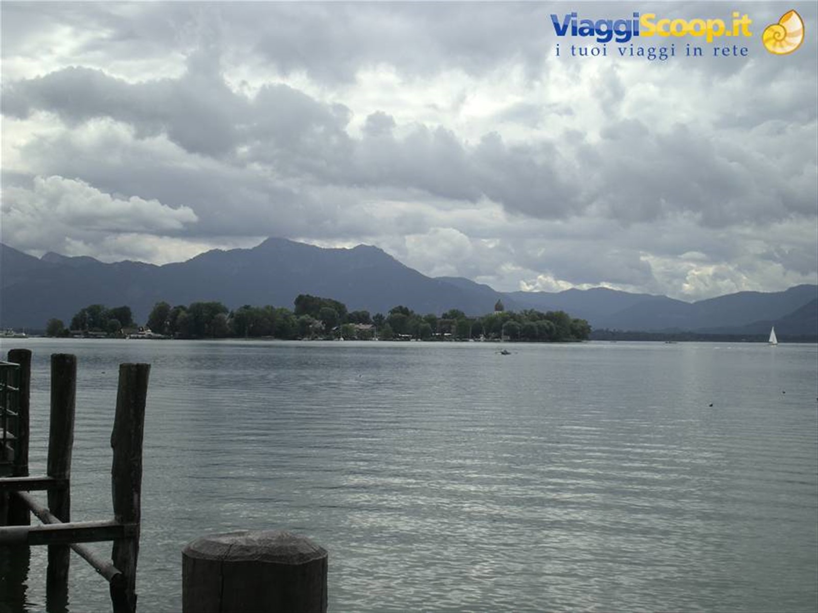 la Fraueninsel, nel lago Chiemsee