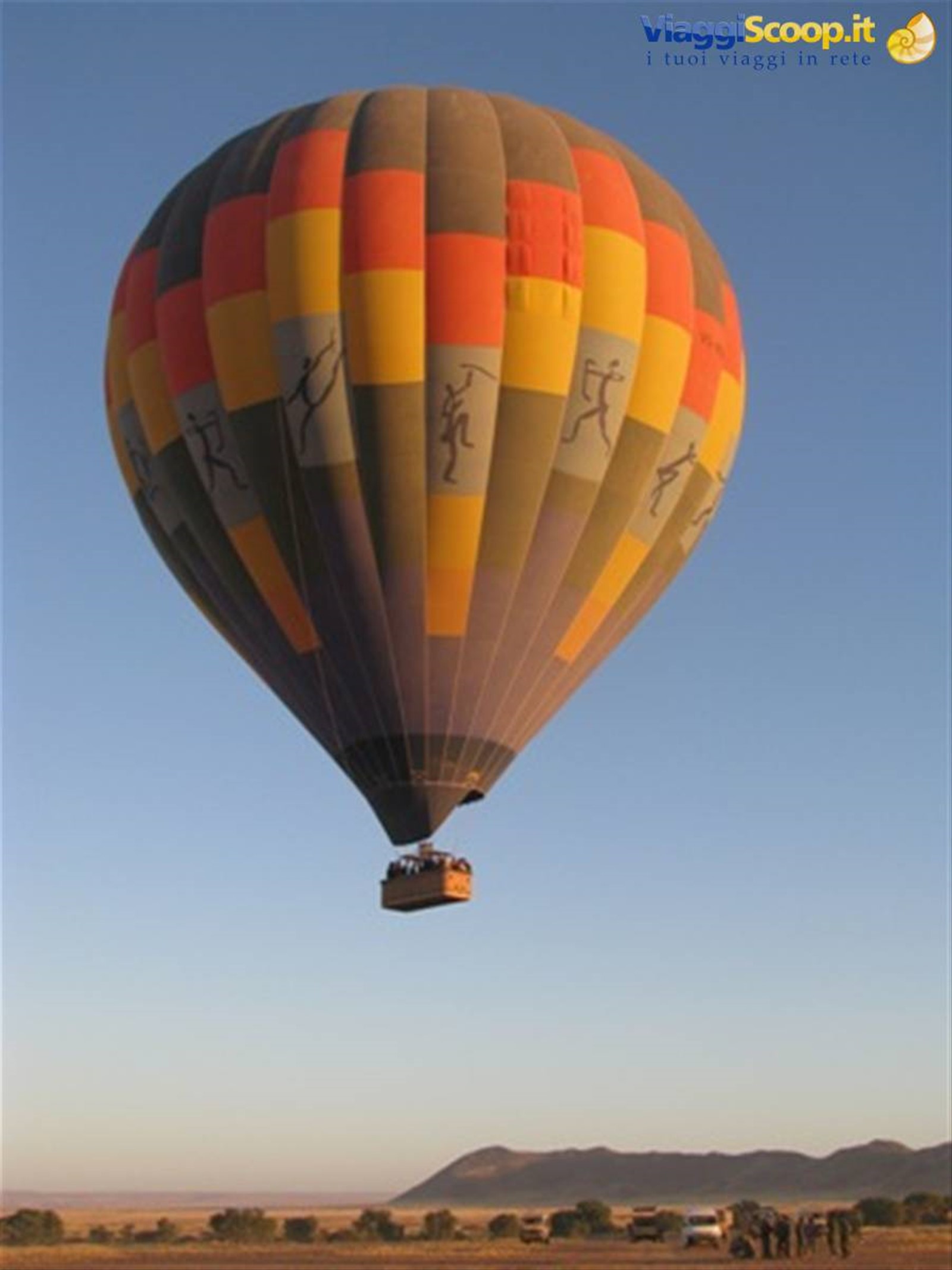 In volo sul deserto del Namib