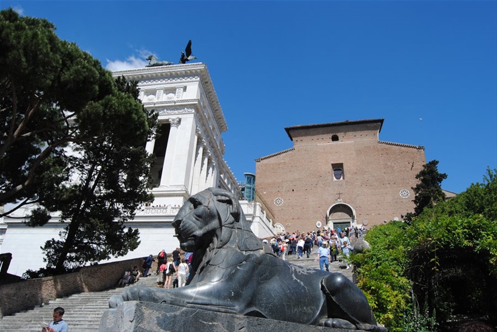 La scalinata di Santa Maria Coeli