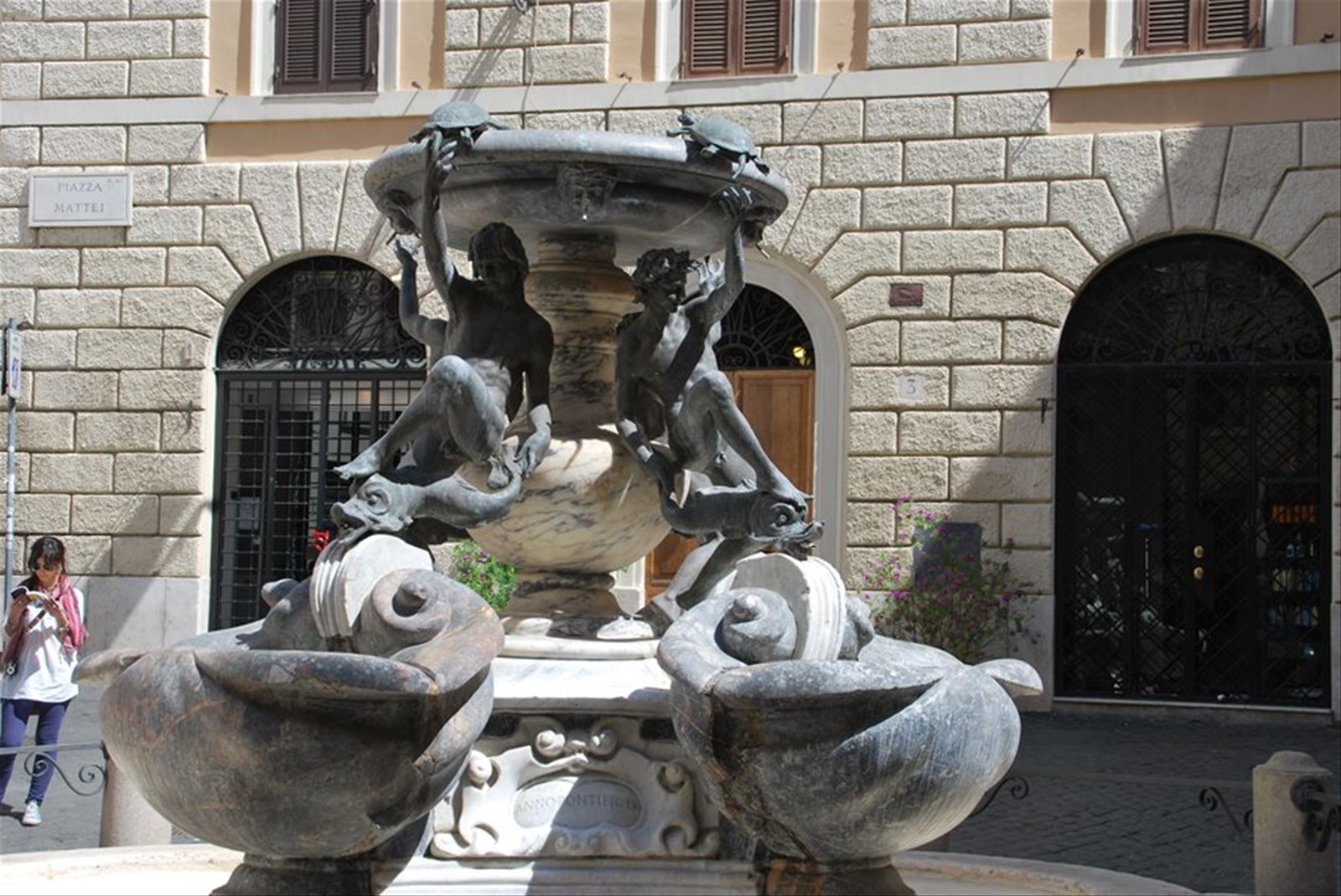La fontana delle tartarughe