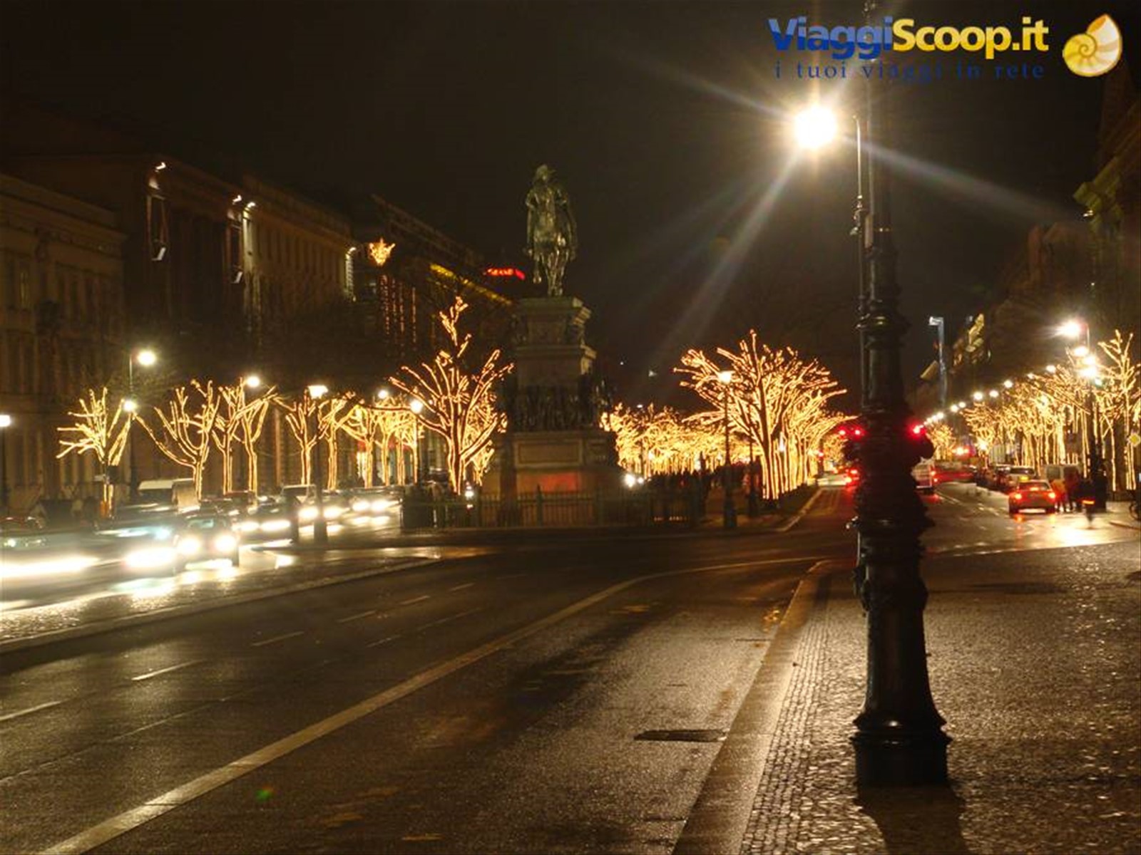 Le luci di Under den linden