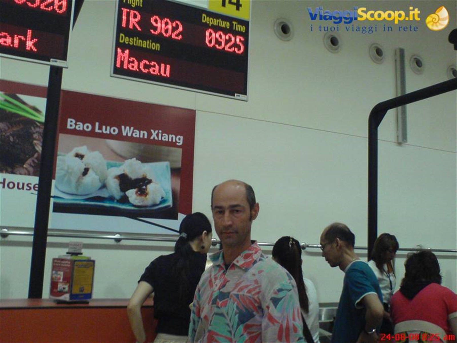 In Partenza da Singapore