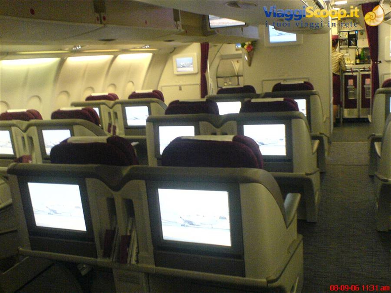 business class qatar airways a Doha