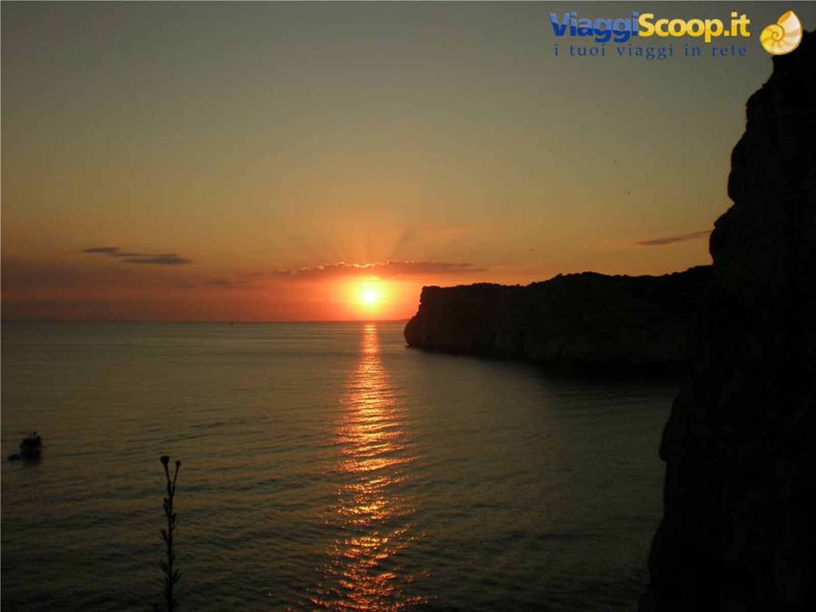 tramonto dalla Cova