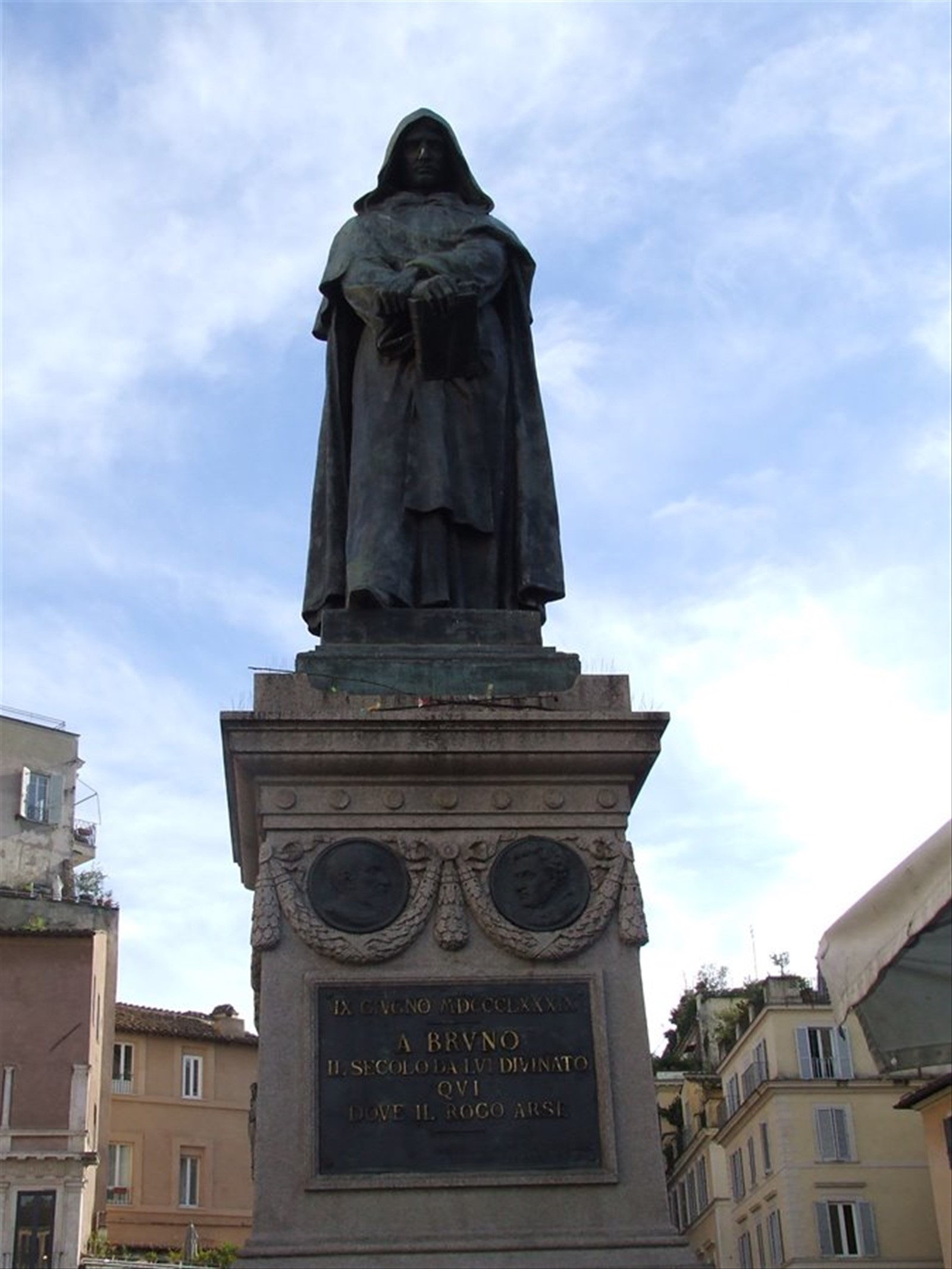 ROMA - Monumento a Giordano Bruno in Campo dei Fiori