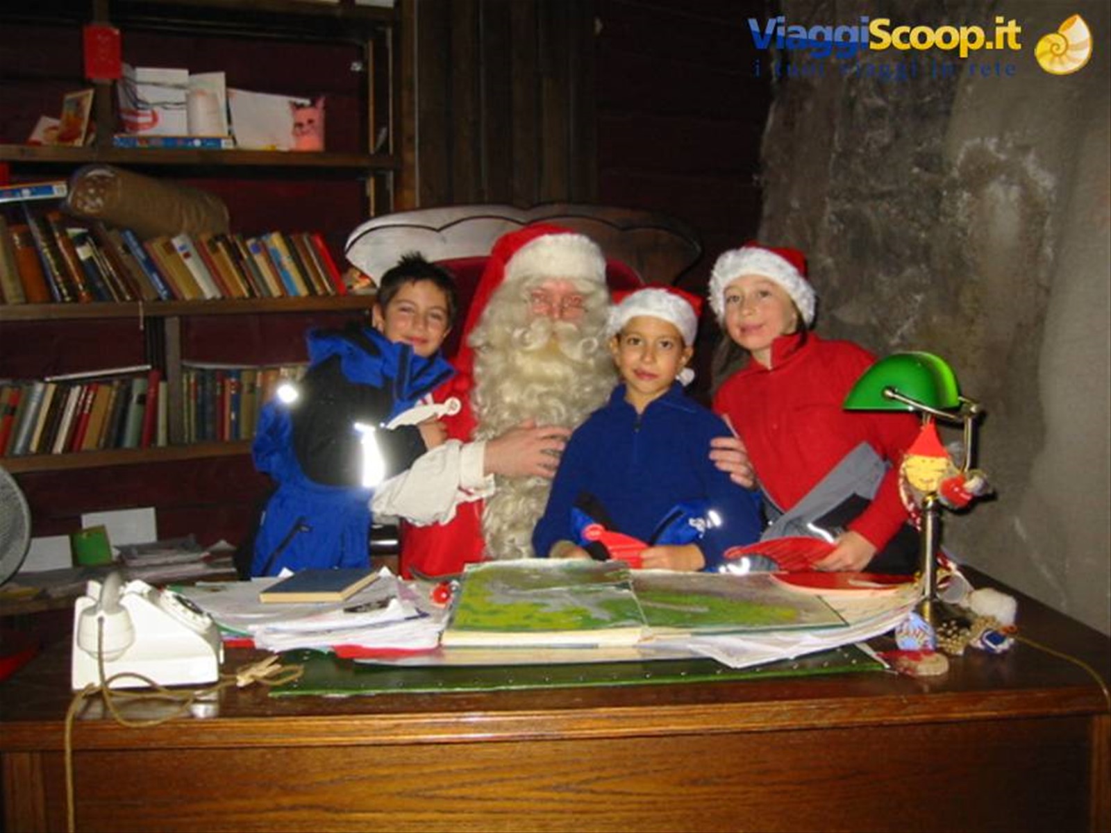 con babbo natale