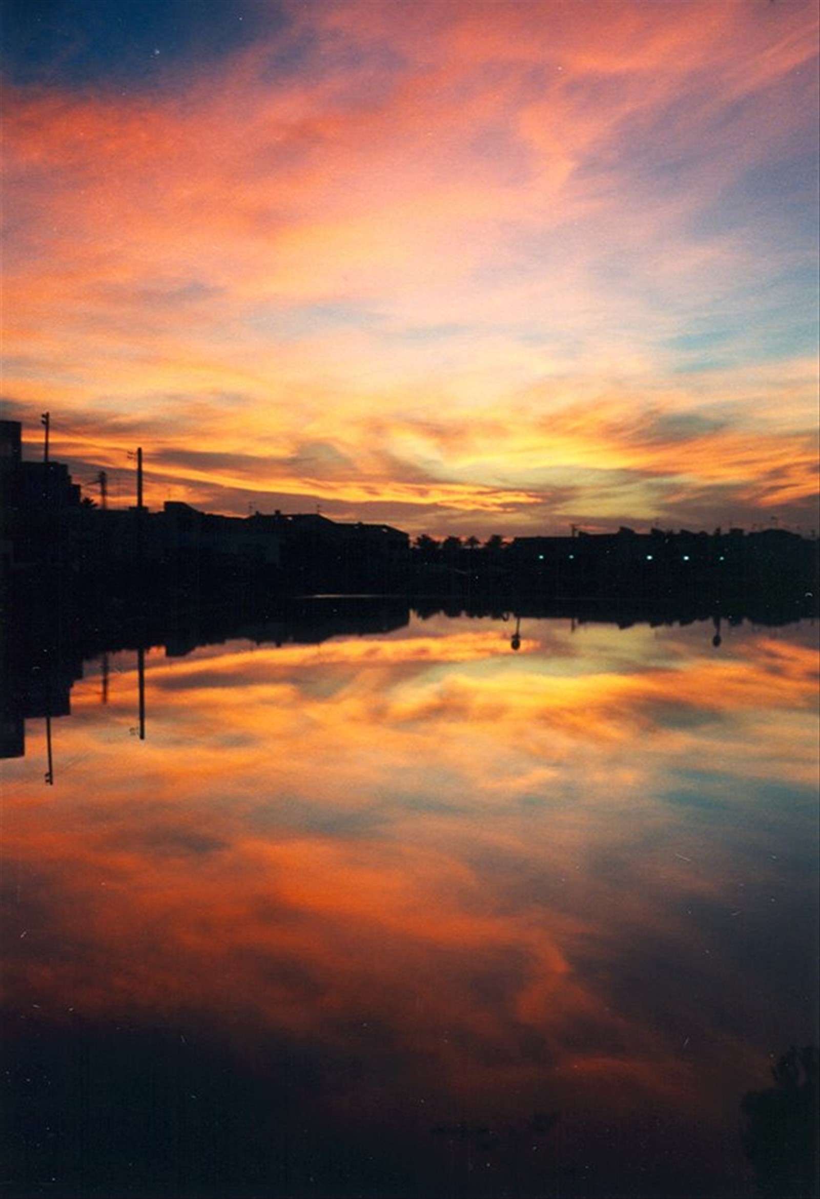 Tramonto sulle saline