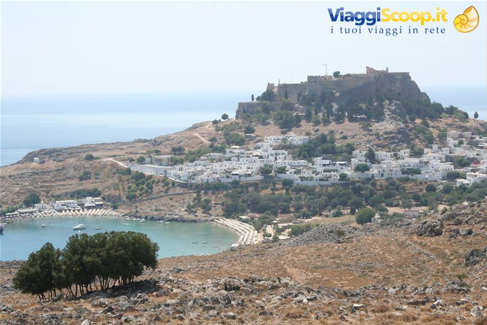 lindos dall'alto