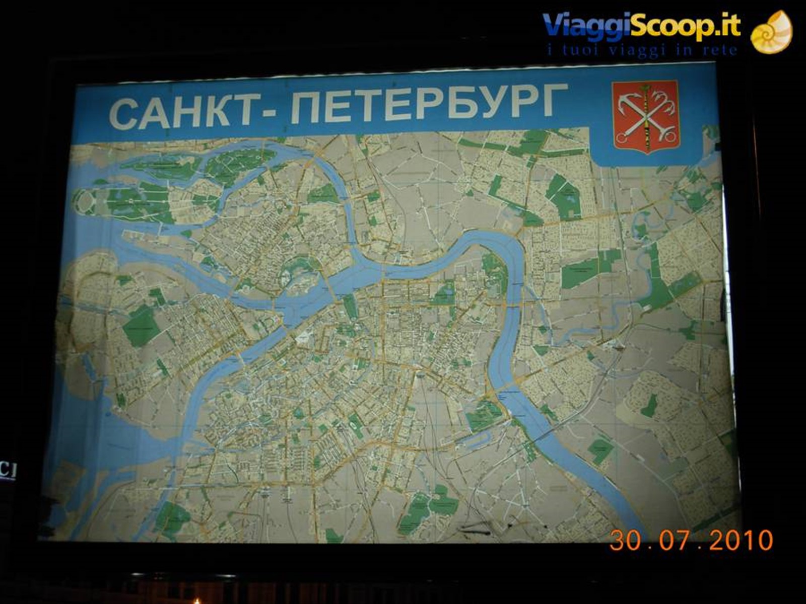 San Pietroburgo - mappa della città