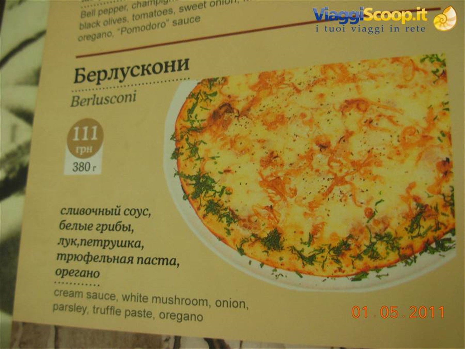 pizza Berlusconi..