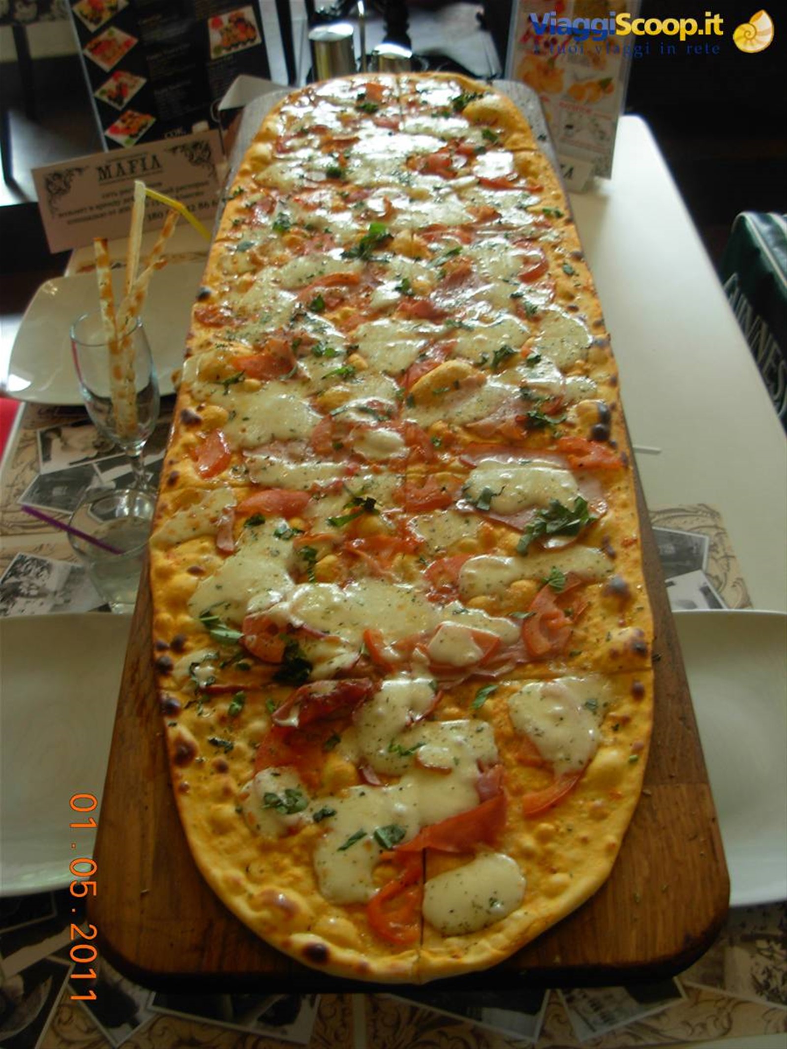 pizza al metro!