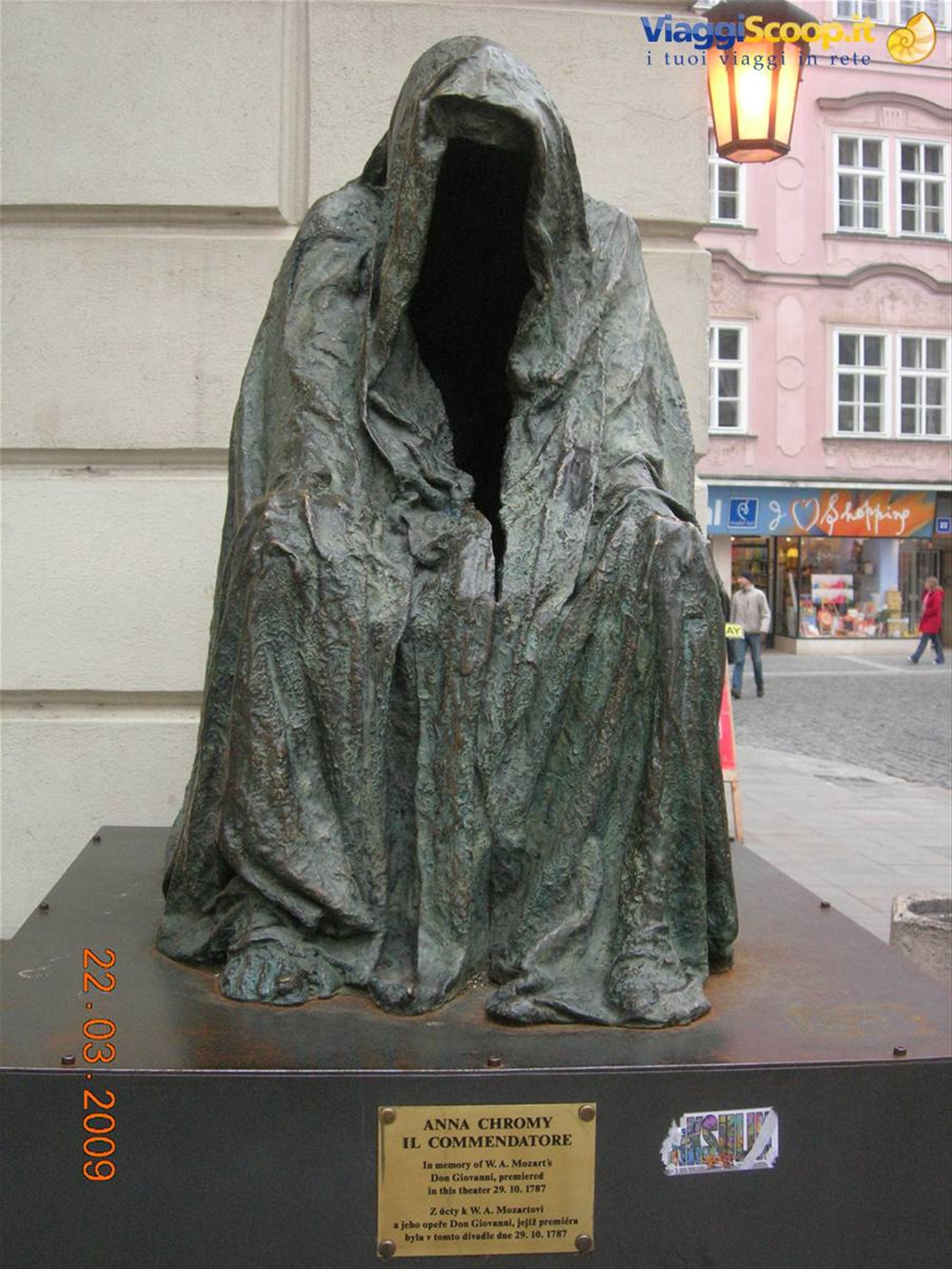 Praga - monumento a Mozart