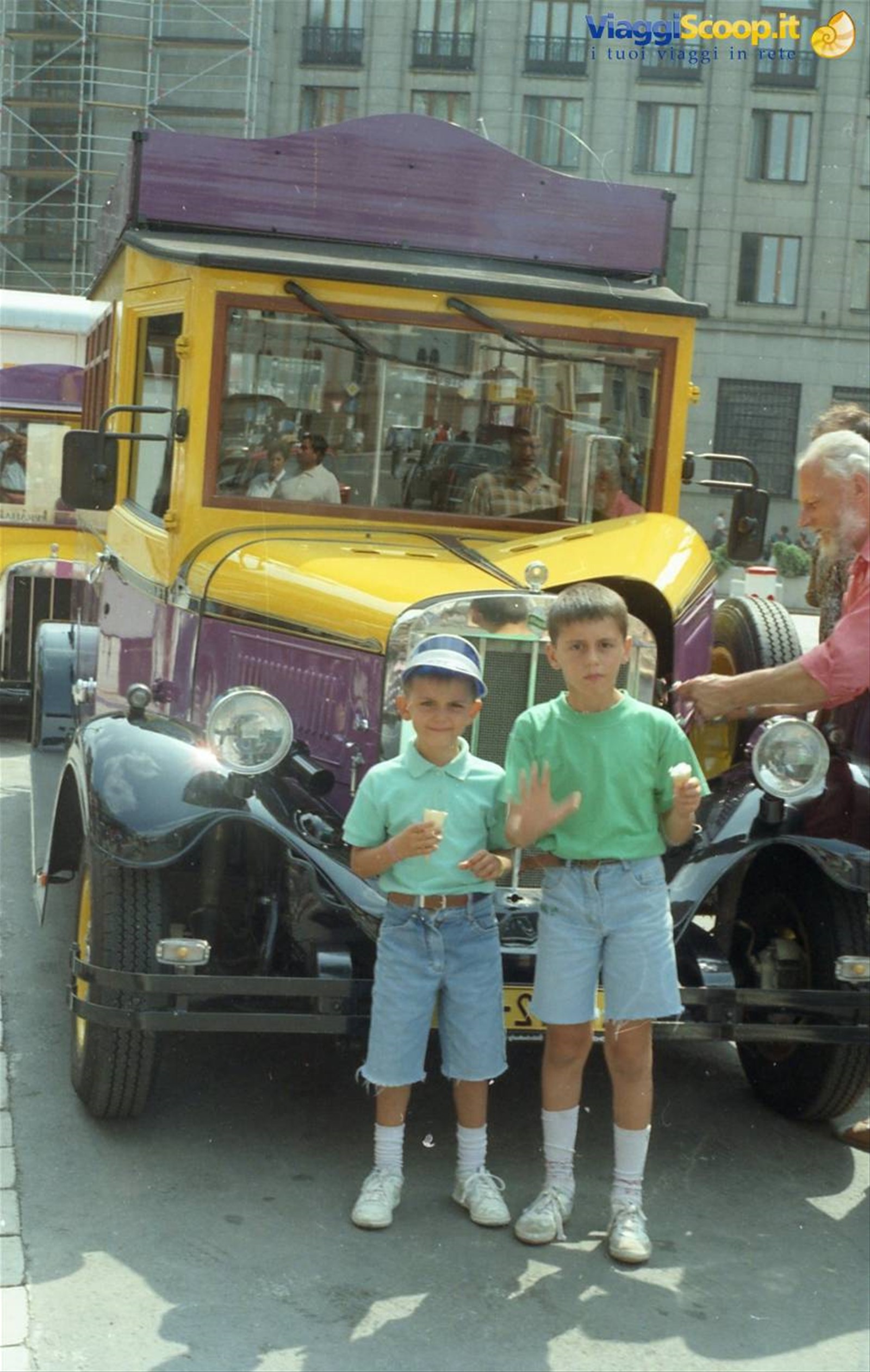 Praga - con una vecchia macchina!