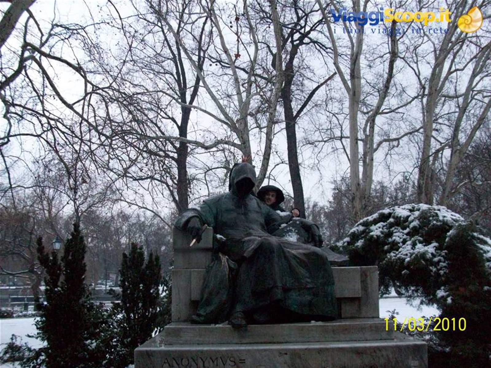 Budapest - statua Anonimo