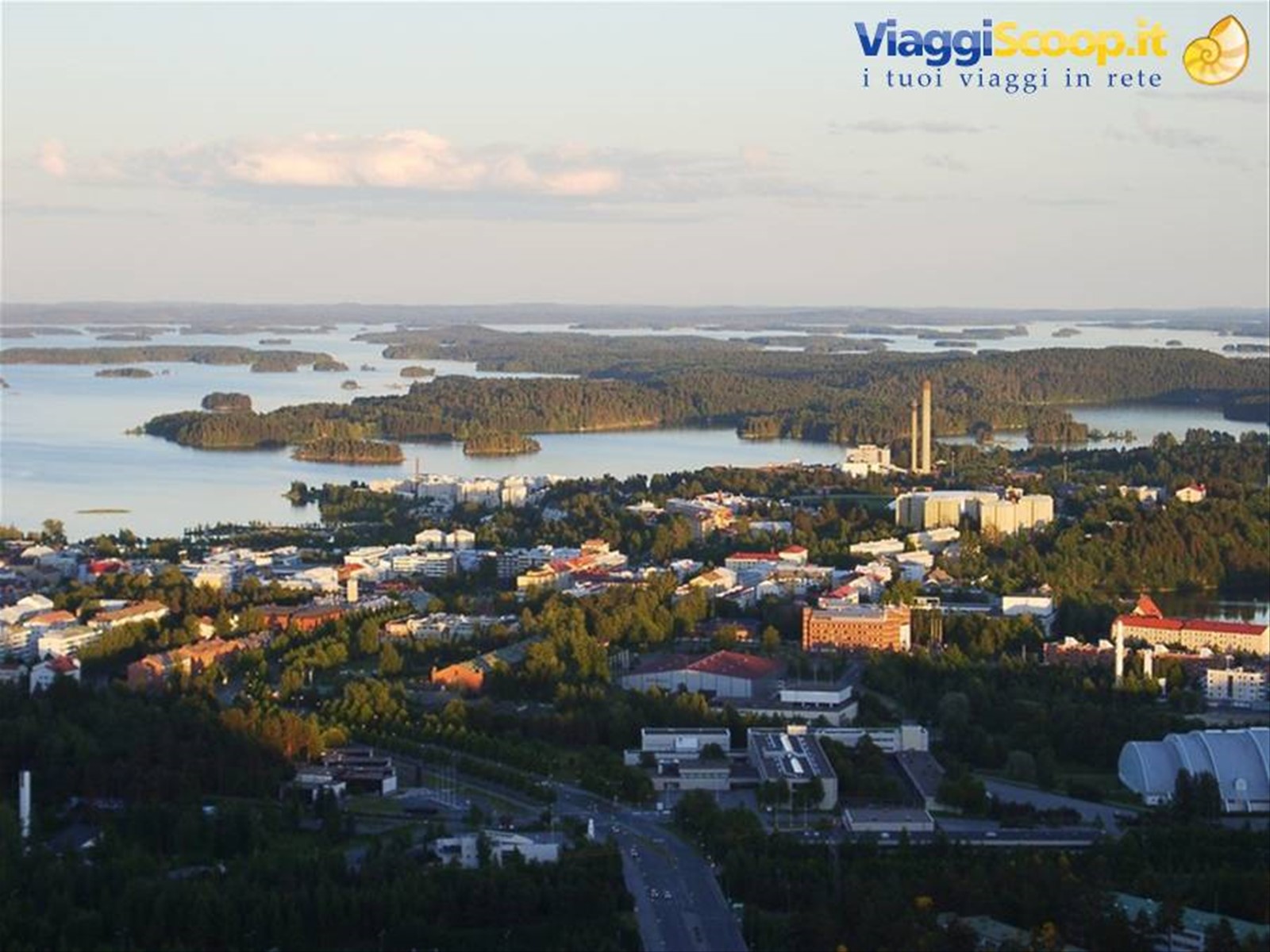 KUOPIO PANORAMA DALL' ALTO