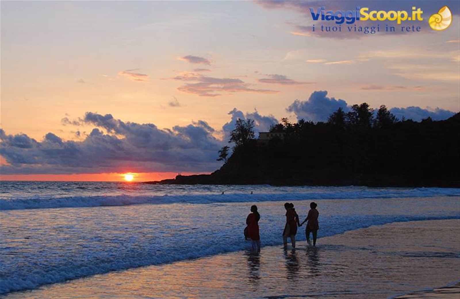 tramonto dalla spiaggia di Arambol