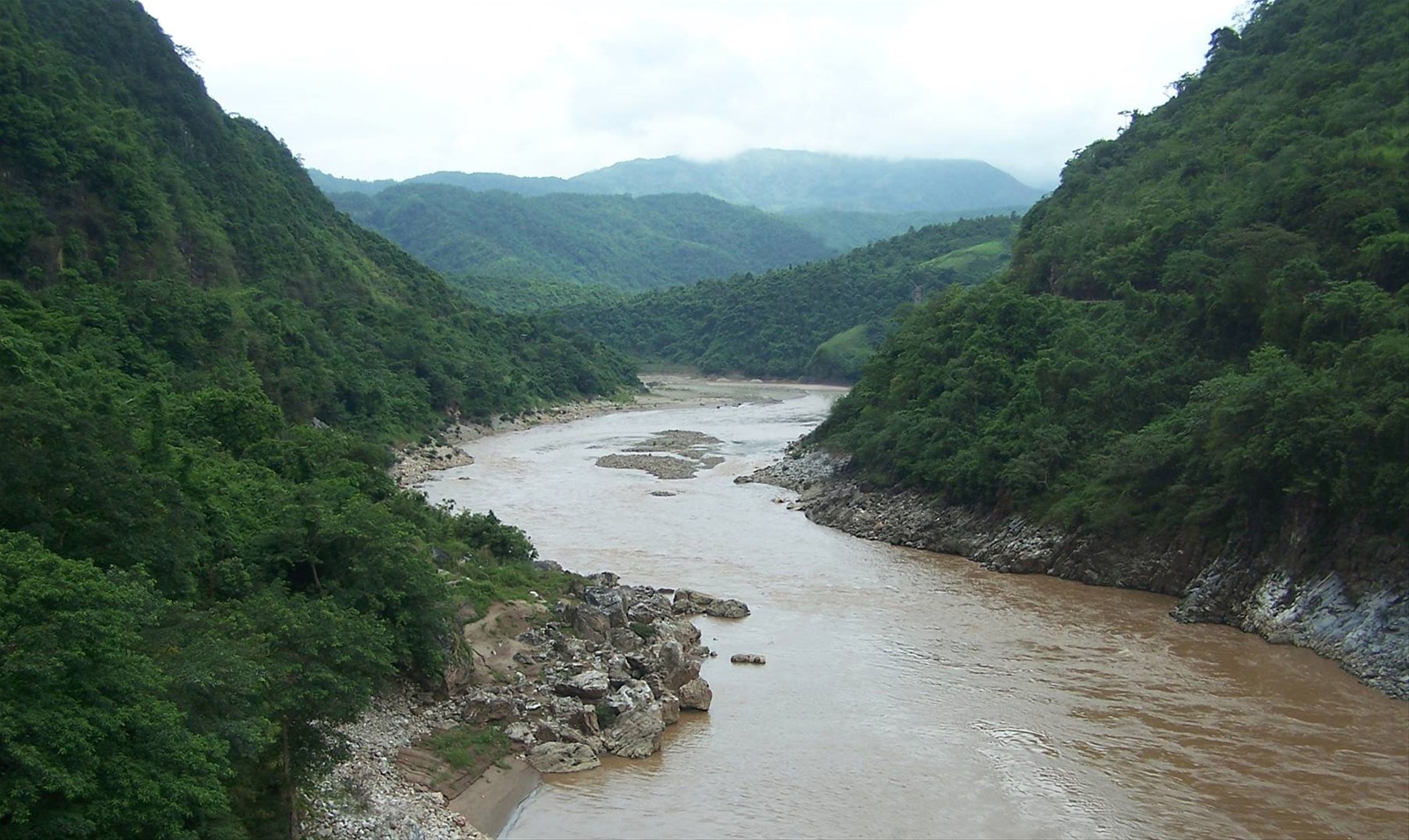 Lai Chau, fiume nero