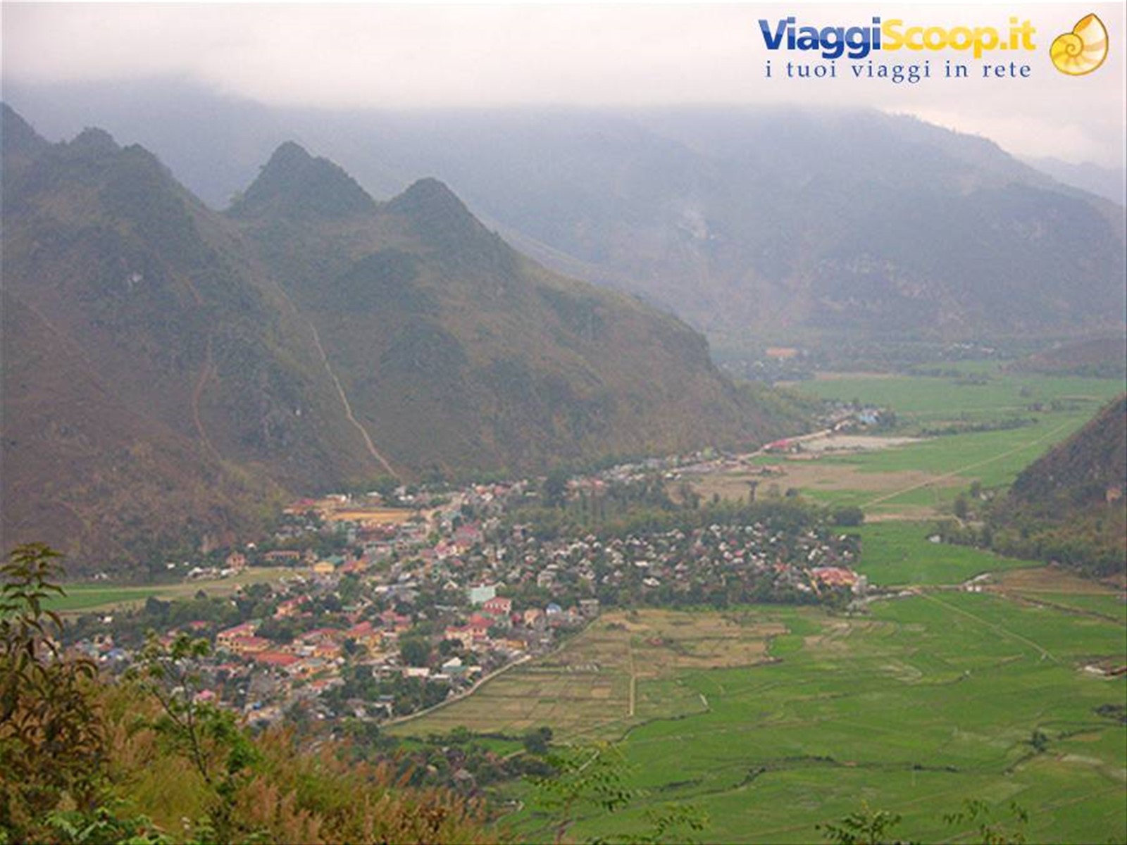 villaggio Mai Chau nel nord del Vietnam