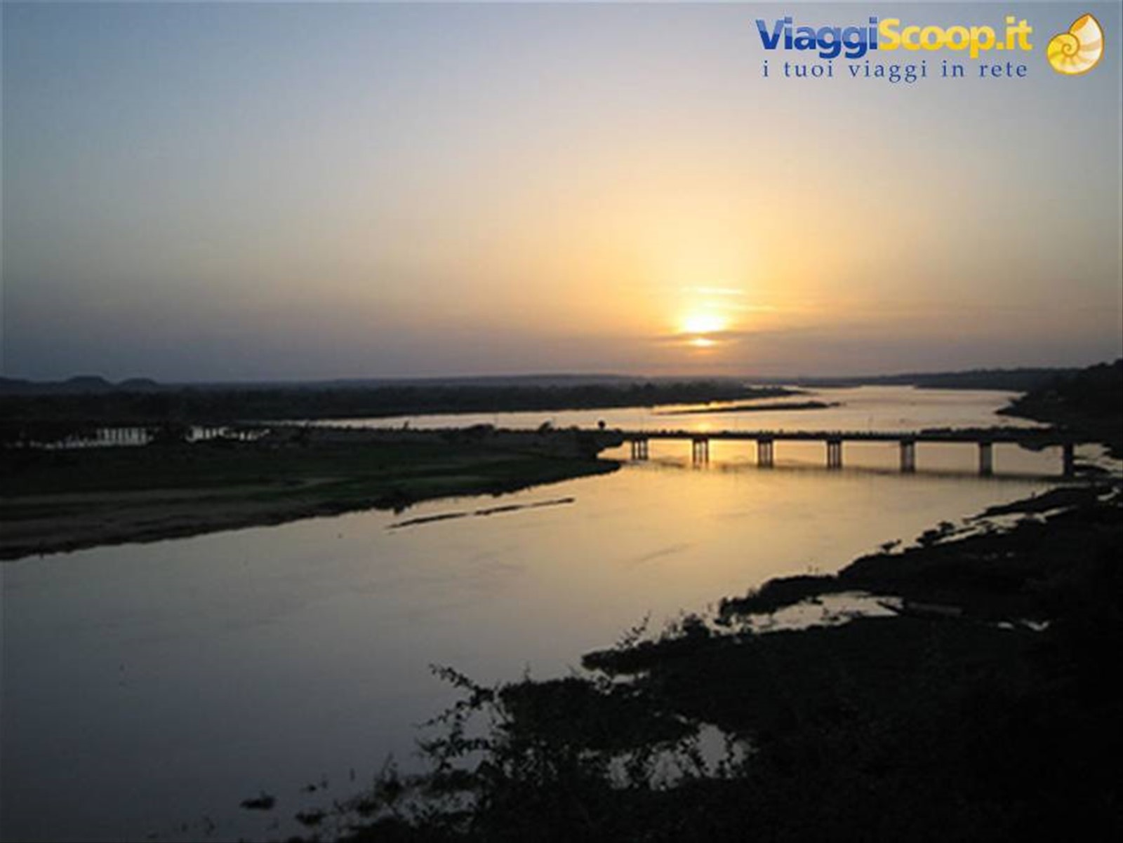 tramonto sul Niger