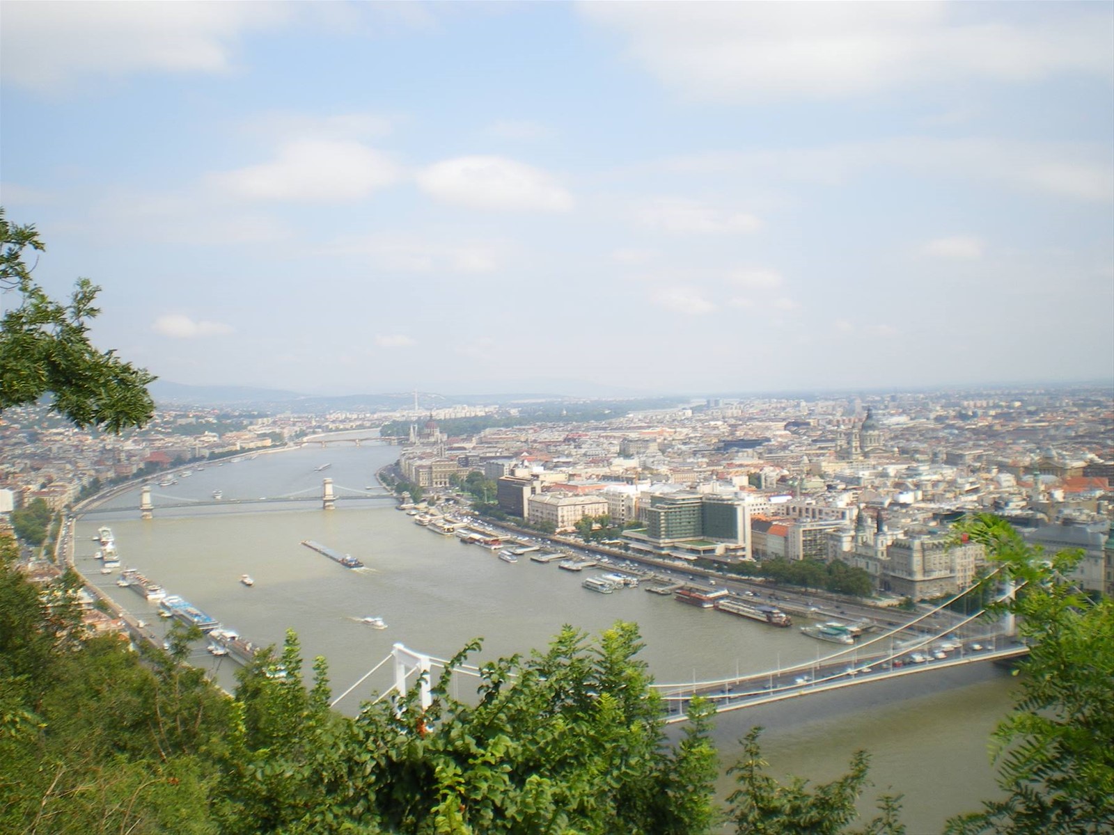 panorama dal colle Gellert
