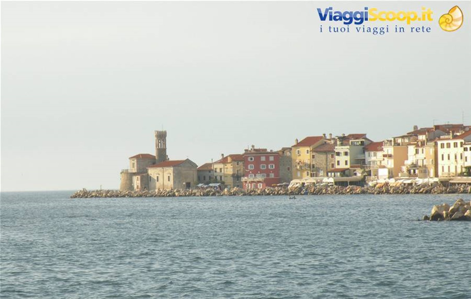 Piran vista dall'ex dogana marittima