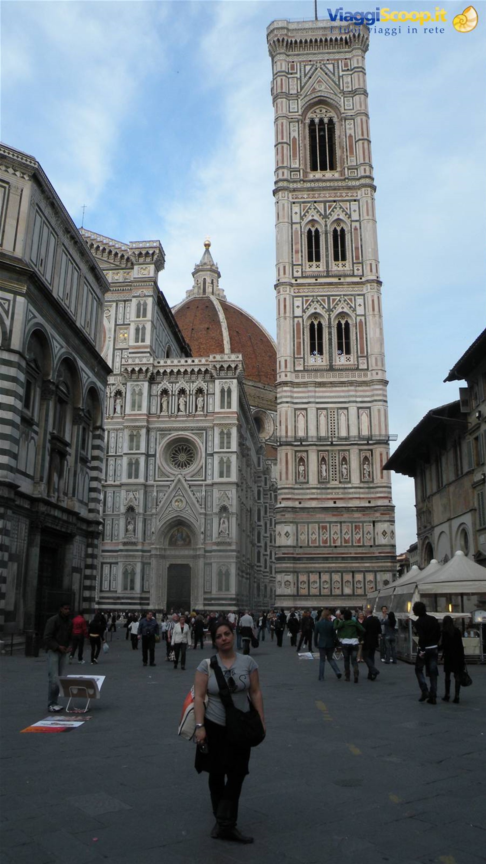 davanti al Duomo, Campanile di Giotto e Battistero