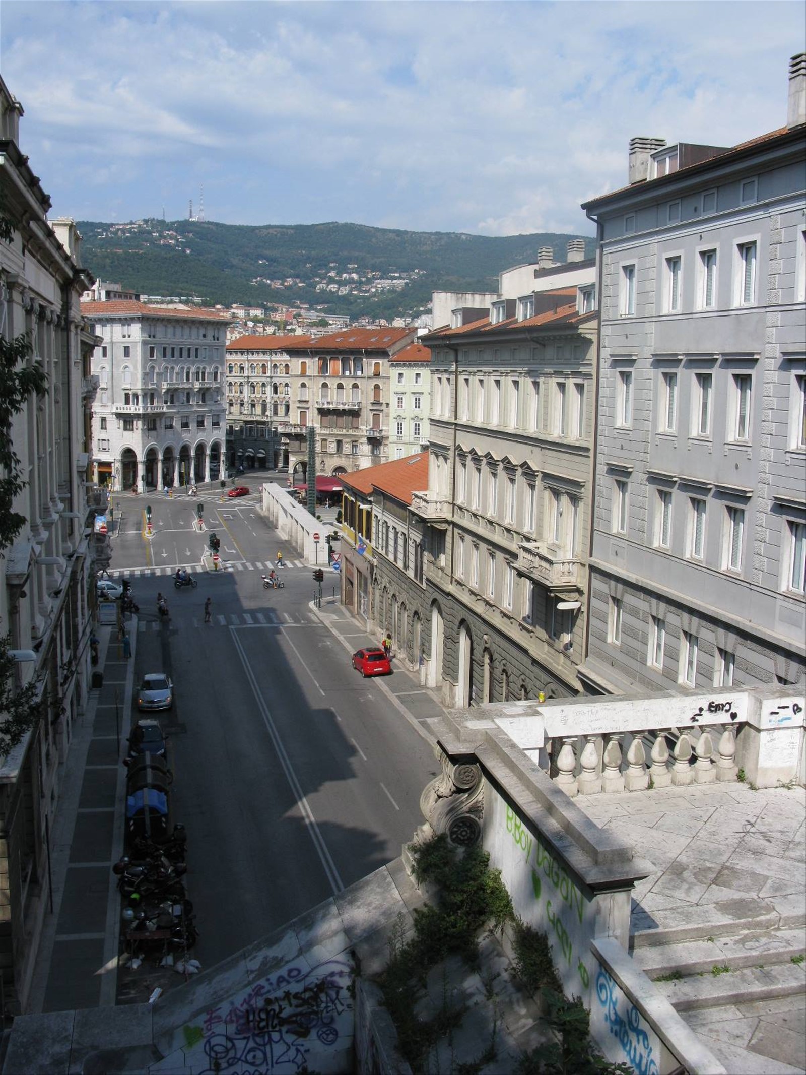 panorama a metà scala