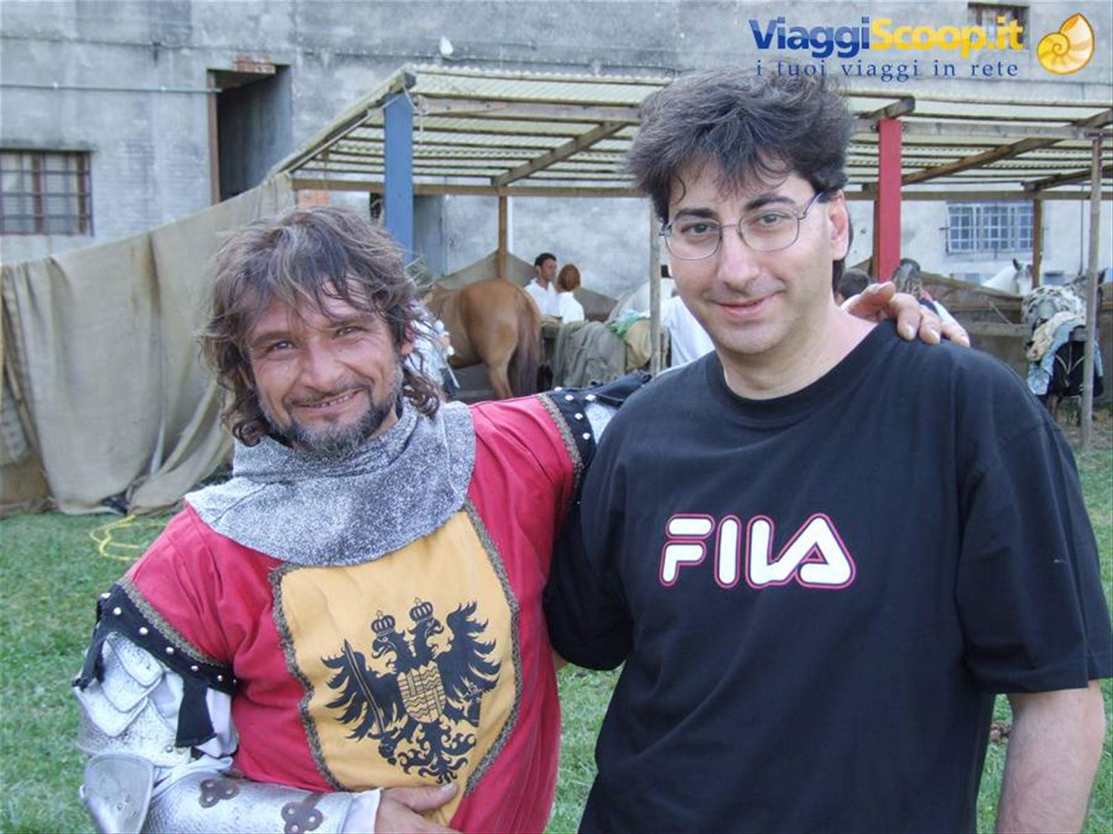 io e il cavaliere rosso :-)
