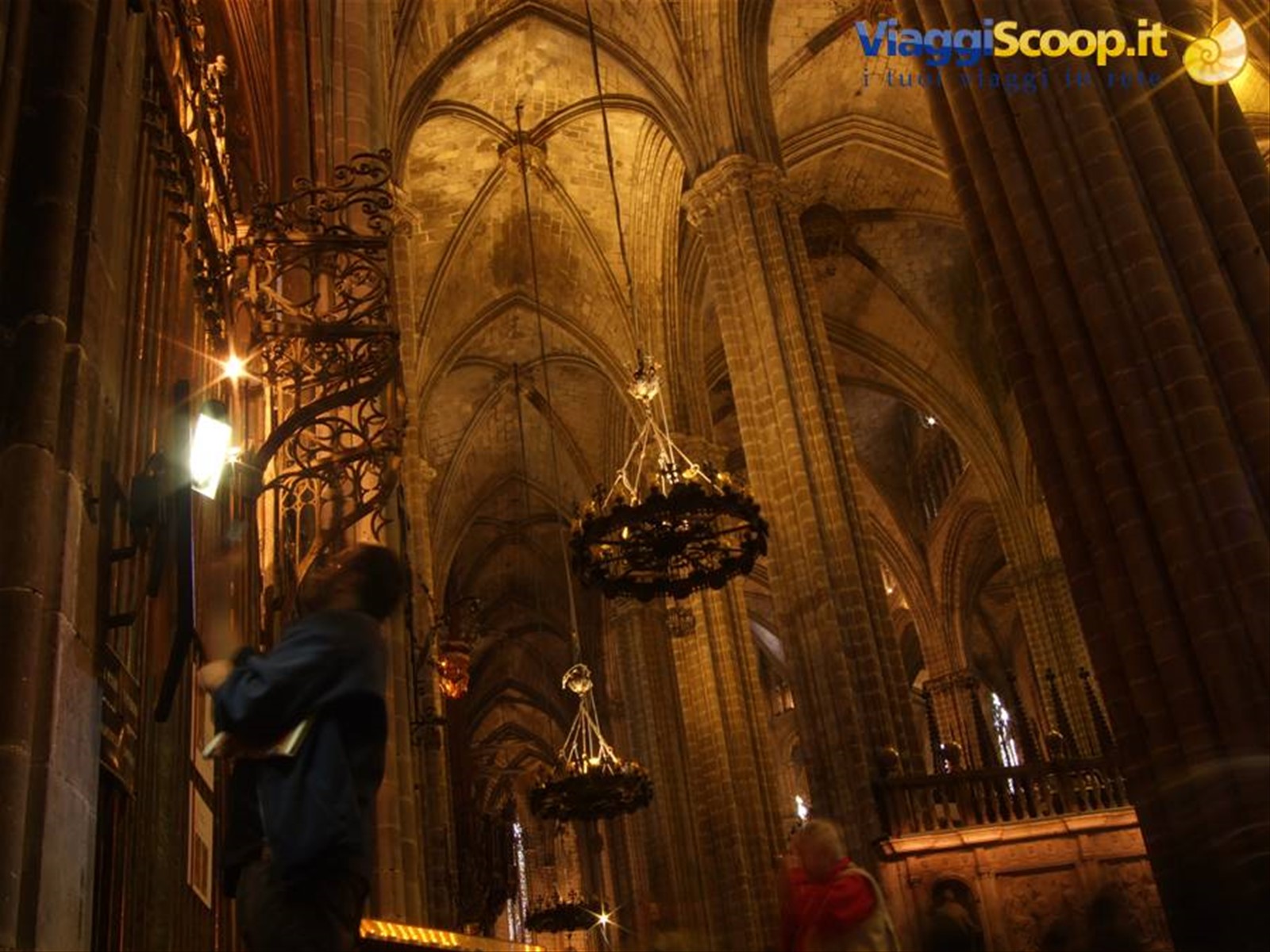 Interno della Cattedrale di Barcellona