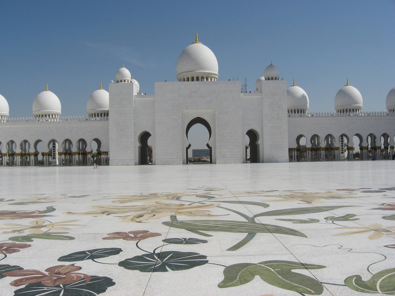 La moschea di Abu Dhabi