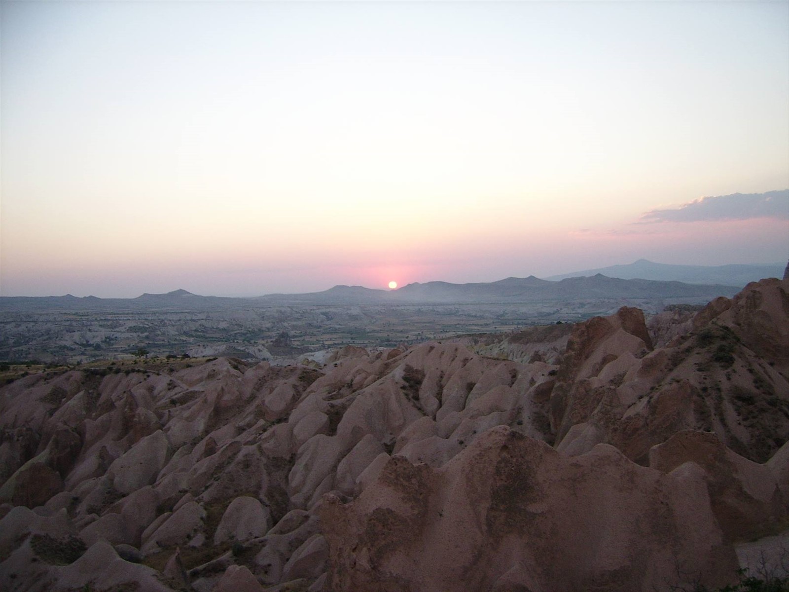 Tramonto sulla Rose Valley