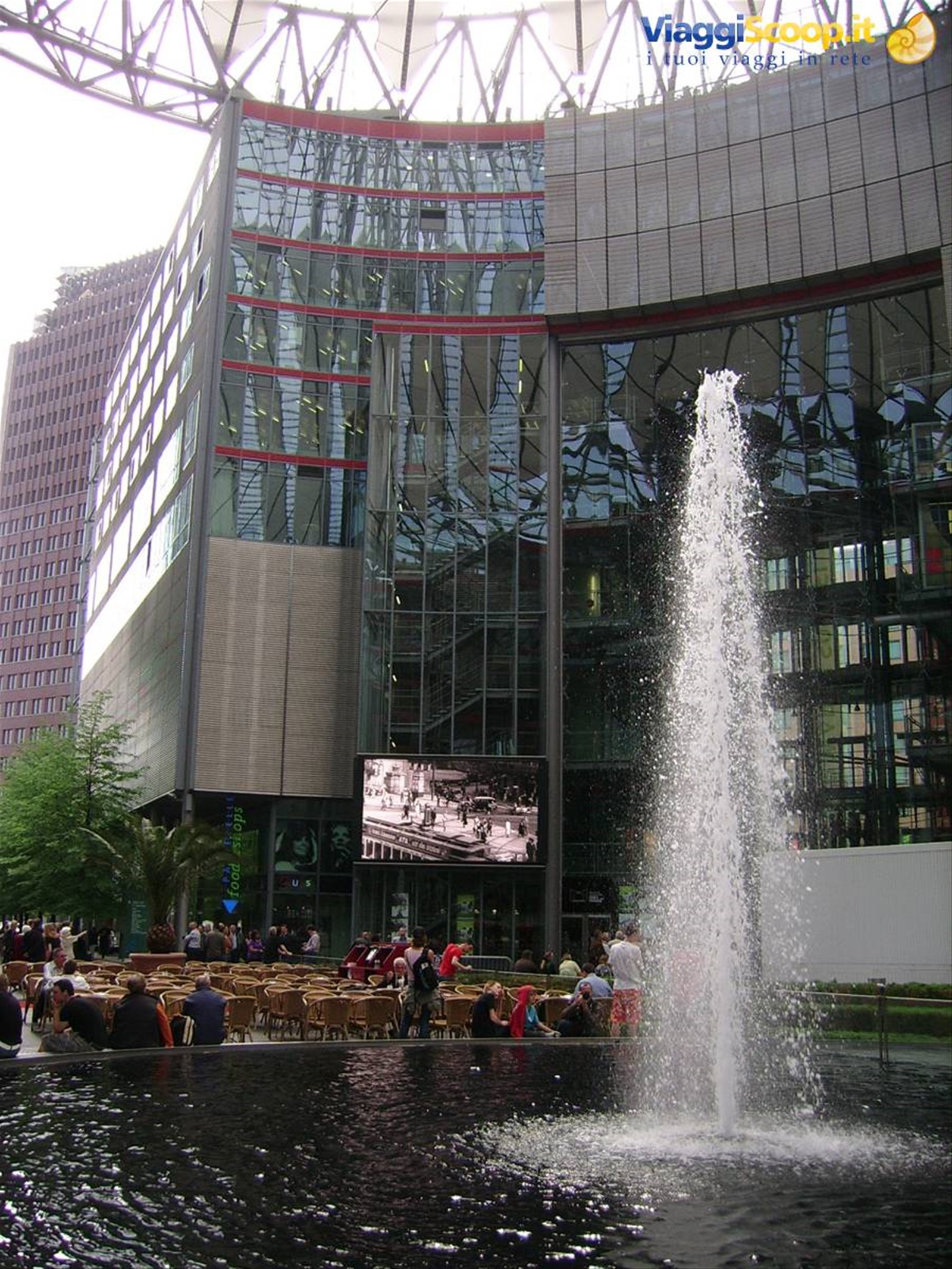 all'interno del Sony Center